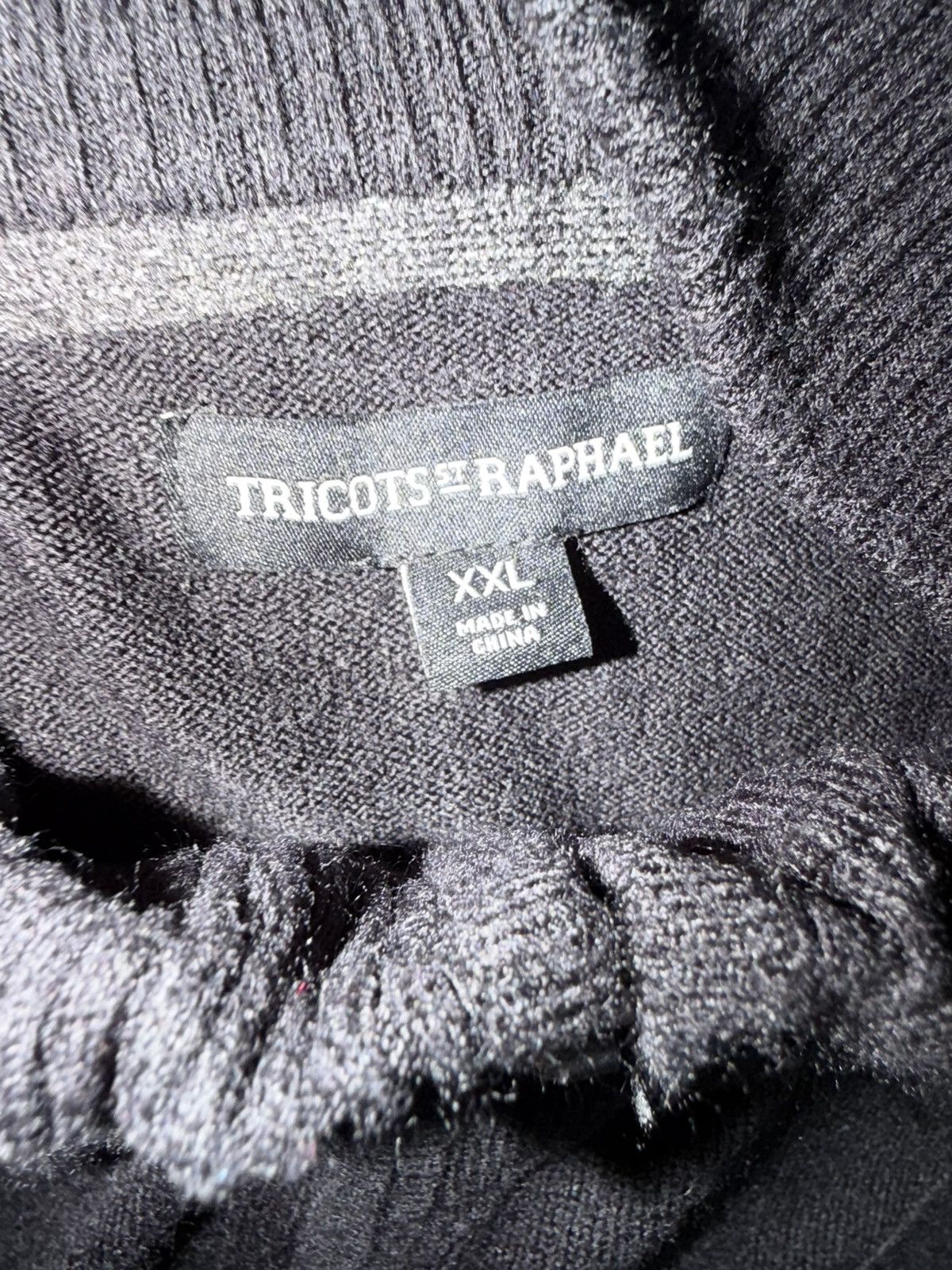 Tricots St. Raphael Tricots St. Raphael 1/4 Zip Black Argyle Design Sweater XXL Size US XXL / EU 58 / 5 - 5 Thumbnail