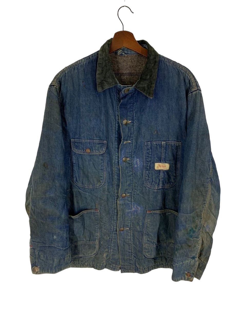 Original Montgomery × Vintage 1950’s Power House Blanket-Lined Denim Chore Worker Jacket Size US L / EU 52-54 / 3 - 1 Thumbnail