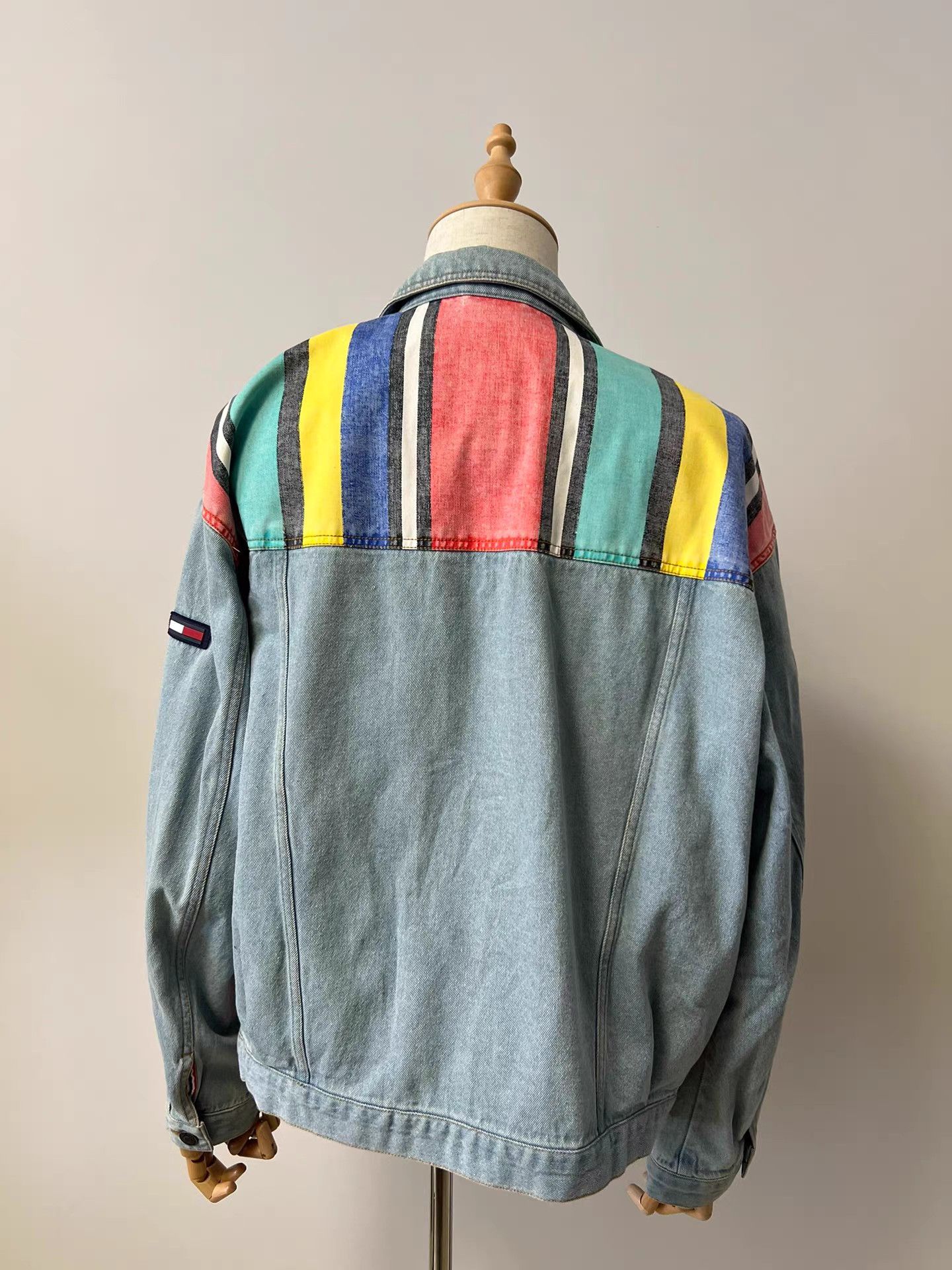 Tommy Hilfiger Tommy Hilfiger Color Block Denim Jacket K9 Size US M / EU 48-50 / 2 - 5 Thumbnail