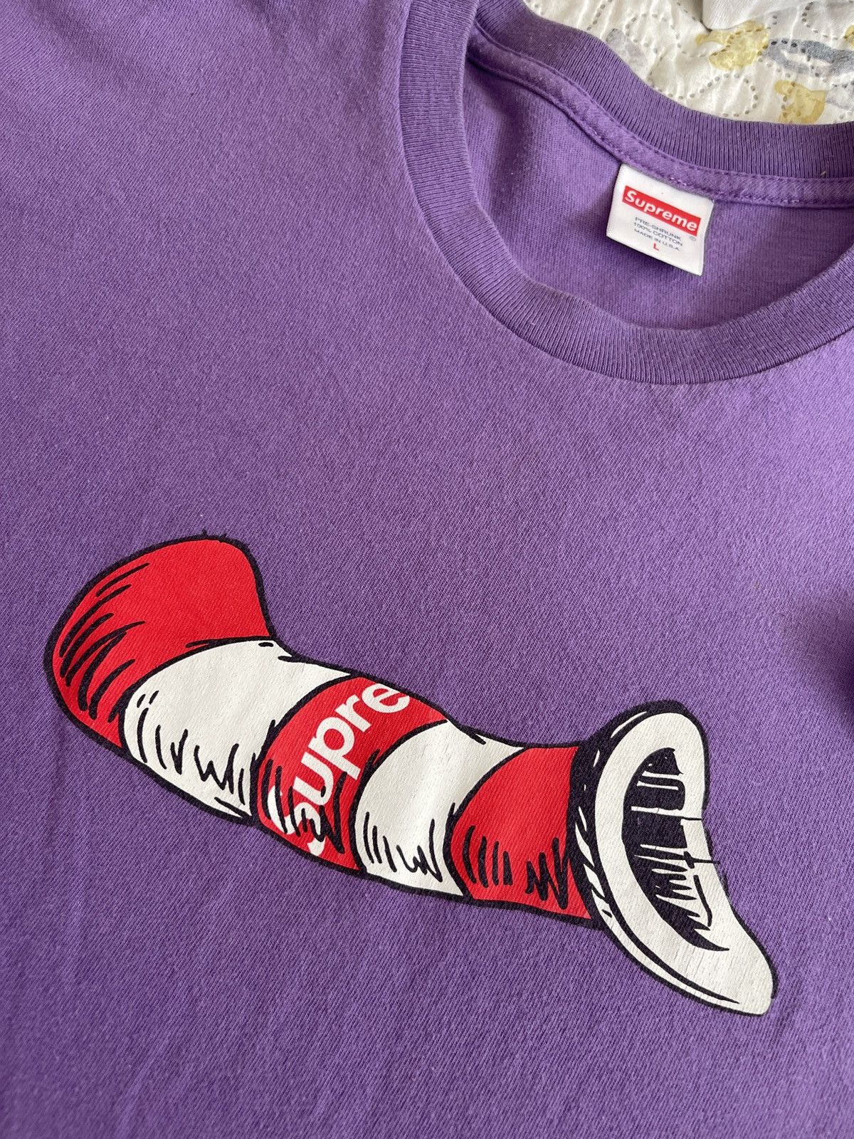 Supreme Cat in the hat Supreme T shirt Size US L / EU 52-54 / 3 - 2 Thumbnail