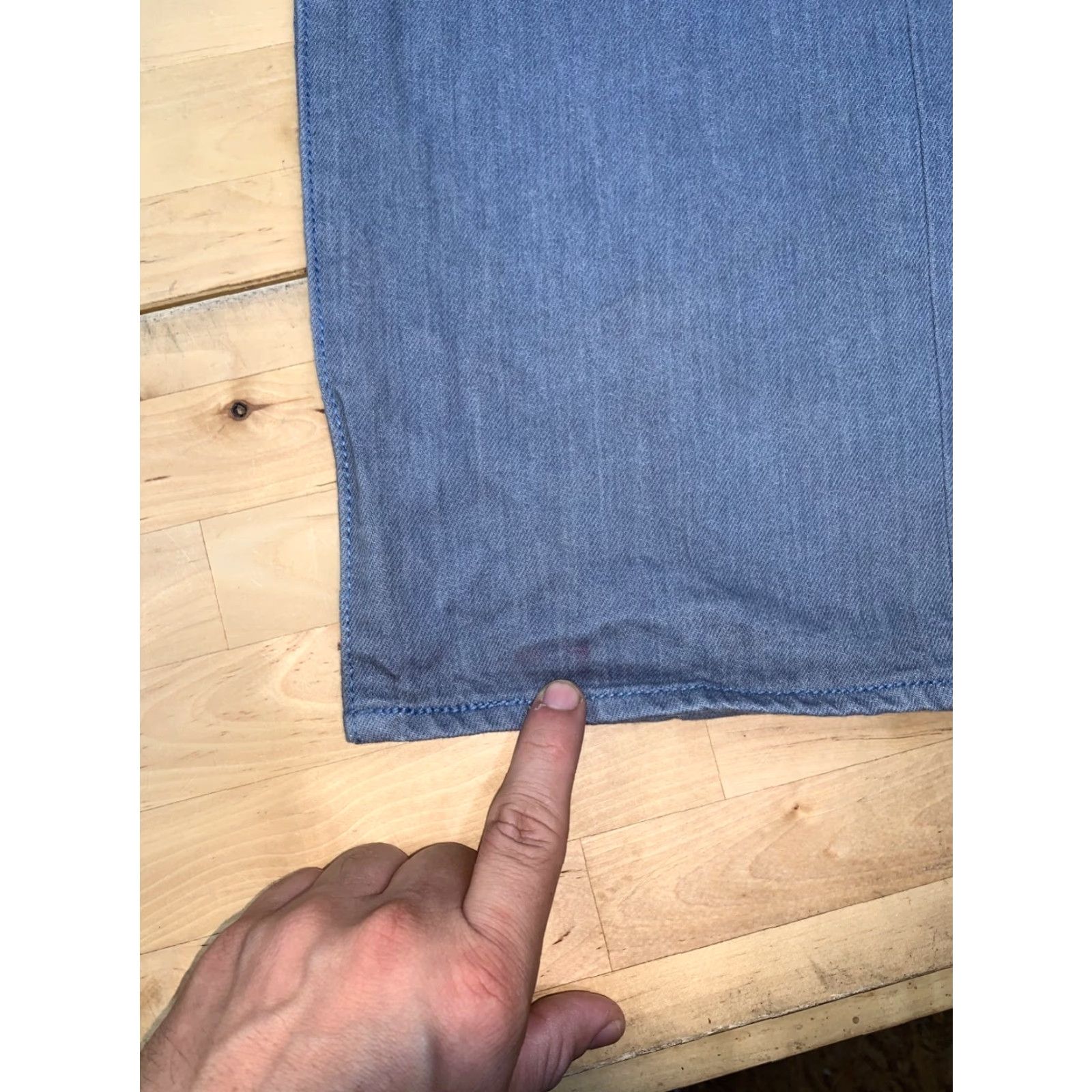 Levi's Levis 501 Jeans Mens 34x34 Denim Blue Gray Straight Button Fly 12304 Vintage No Size US 34 / EU 50 - 7 Thumbnail