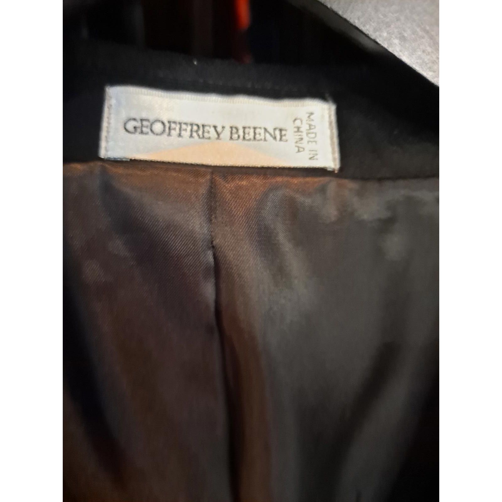 Geoffrey Beene Geoffrey Beene Black 2 Button Blazer Size 40R Size 40R - 2 Thumbnail