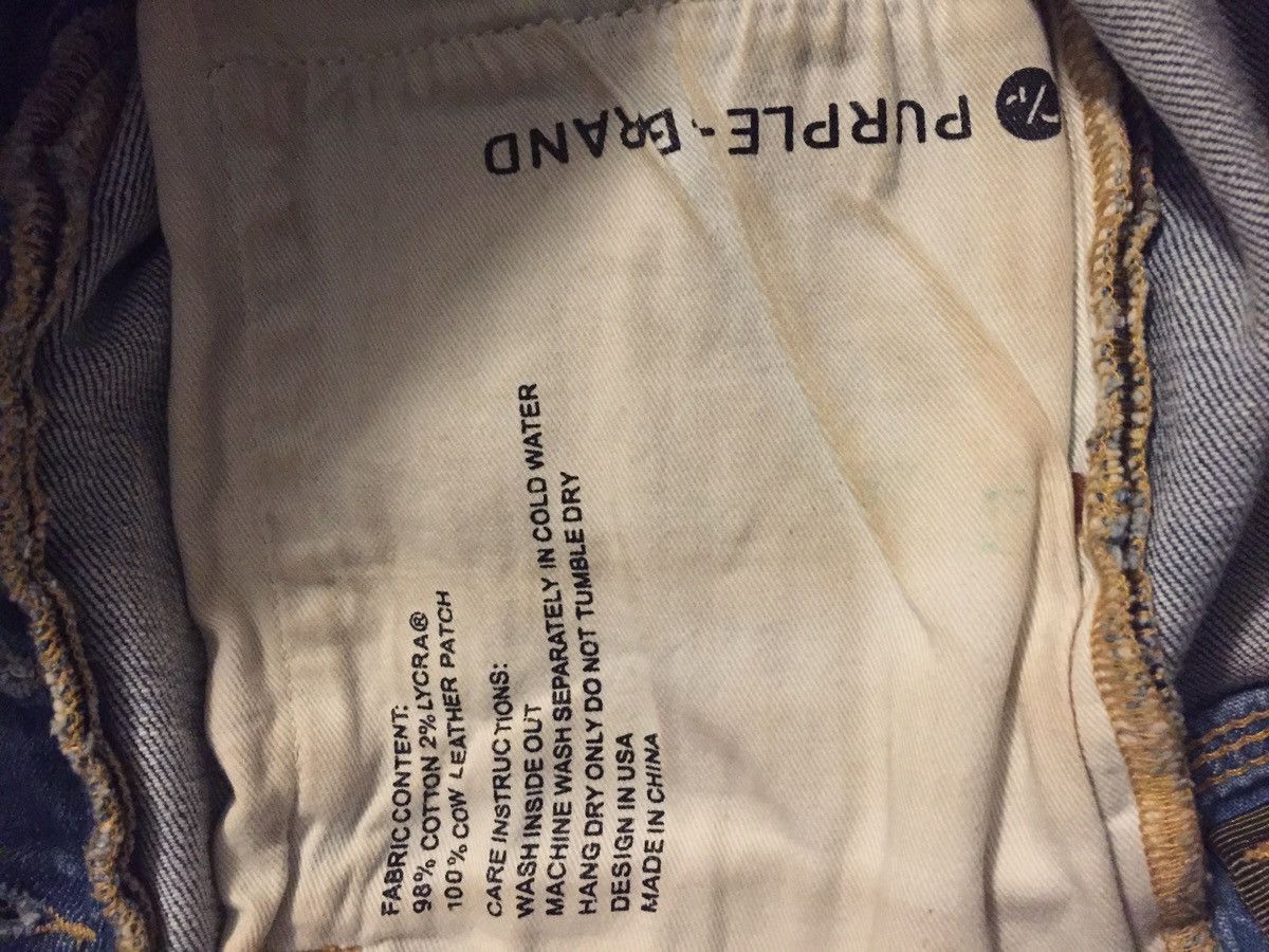 Purple Brand Purple brand P002 drop fit Size US 29 - 6 Thumbnail