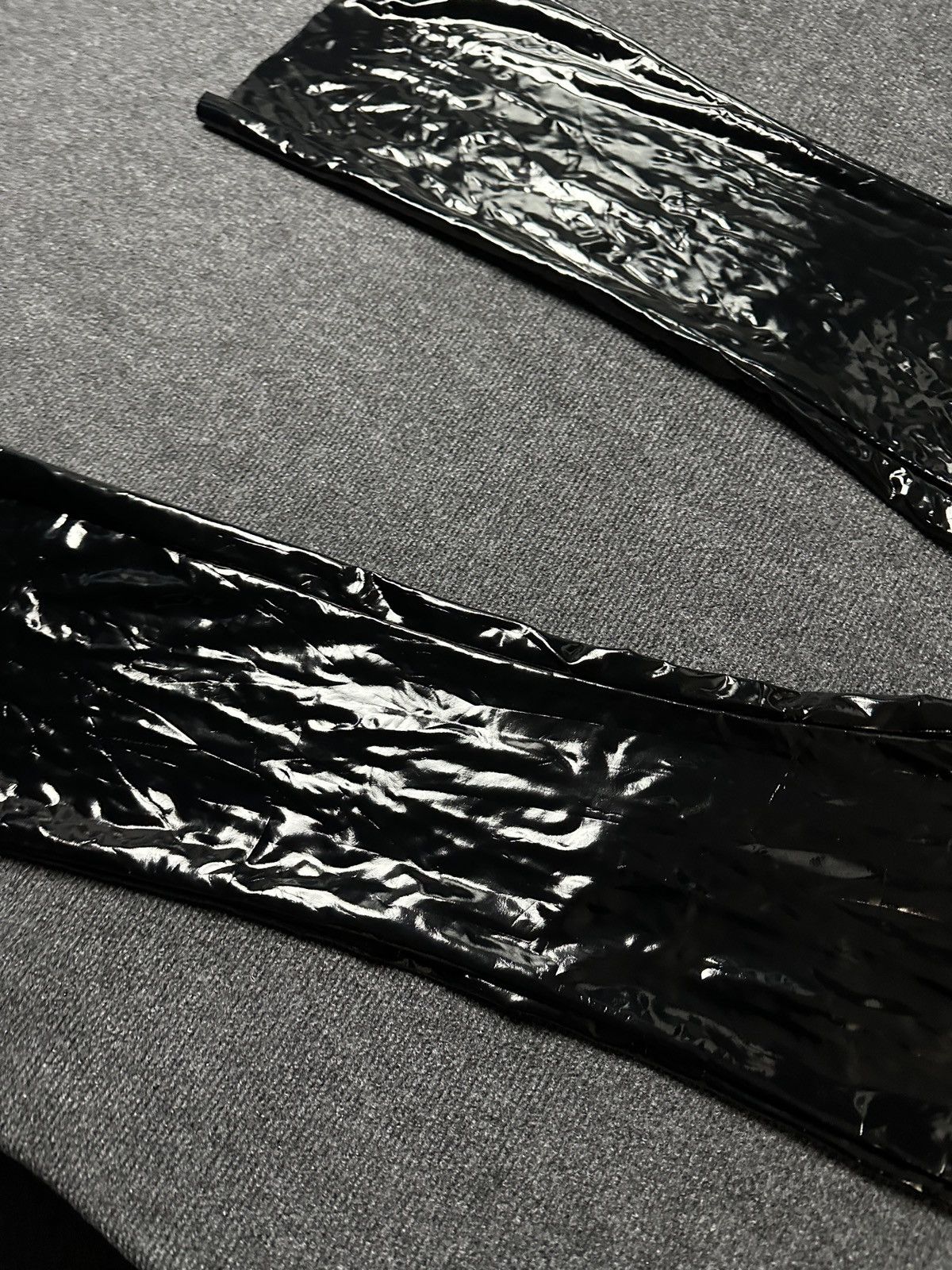 Other SEXY 18+ 🚨 LUXURY BLACK PATENT LATEX Y2K PANTS Size 26" / US 2 / IT 38 - 4 Thumbnail