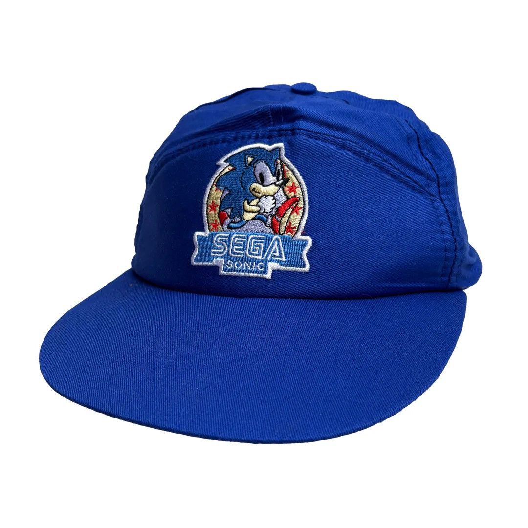 Vintage Sega Sonic 1990 90s Vintage Logo Japan Graphic cap Hat Size ONE SIZE - 1 Thumbnail