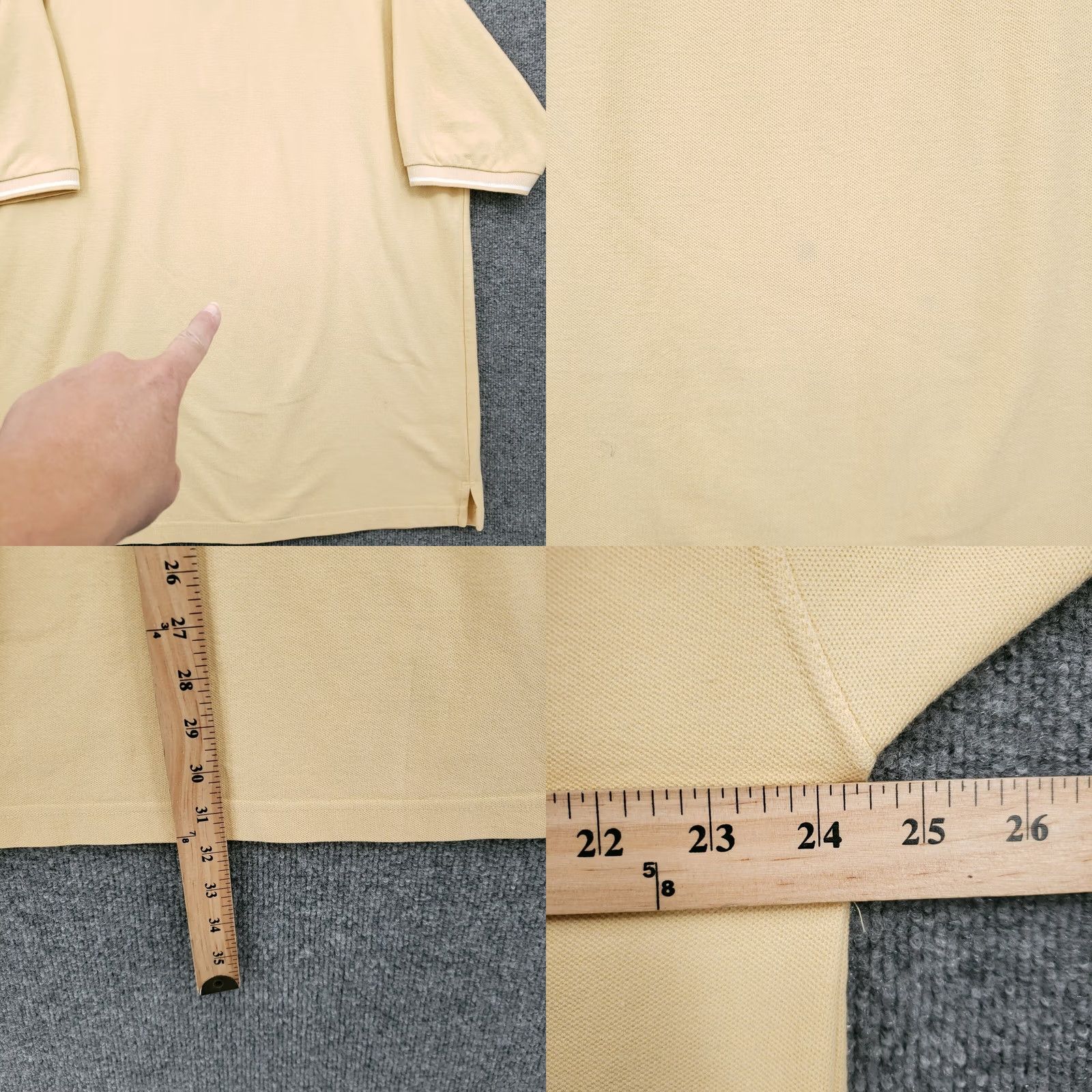 Vintage McIntosh & Seymour Polo Shirt Mens XL Yellow Cotton Blend Short Sleeves Button Size US XL / EU 56 / 4 - 8 Thumbnail