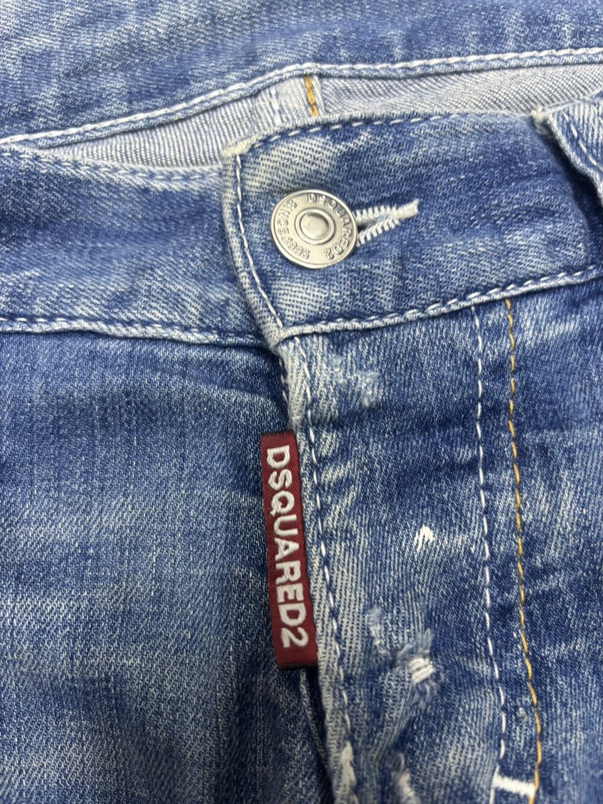 Dsquared2 Dsquared2 Patchwork Boro Distressed Denim Jeans Size 30" / US 8 / IT 44 - 10 Thumbnail