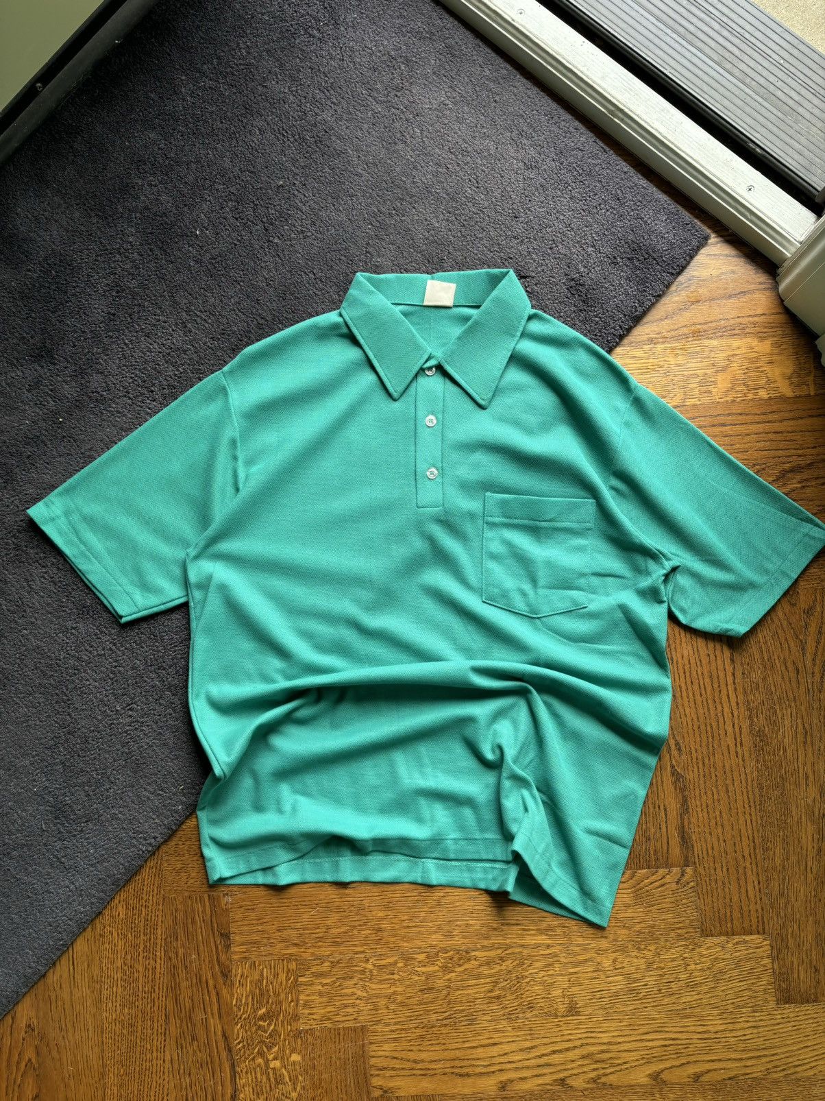 Vintage 1980s Deadstock Vintage Polo Shirts Blank Tees Golf 80s 90s Size US L / EU 52-54 / 3 - 2 Thumbnail