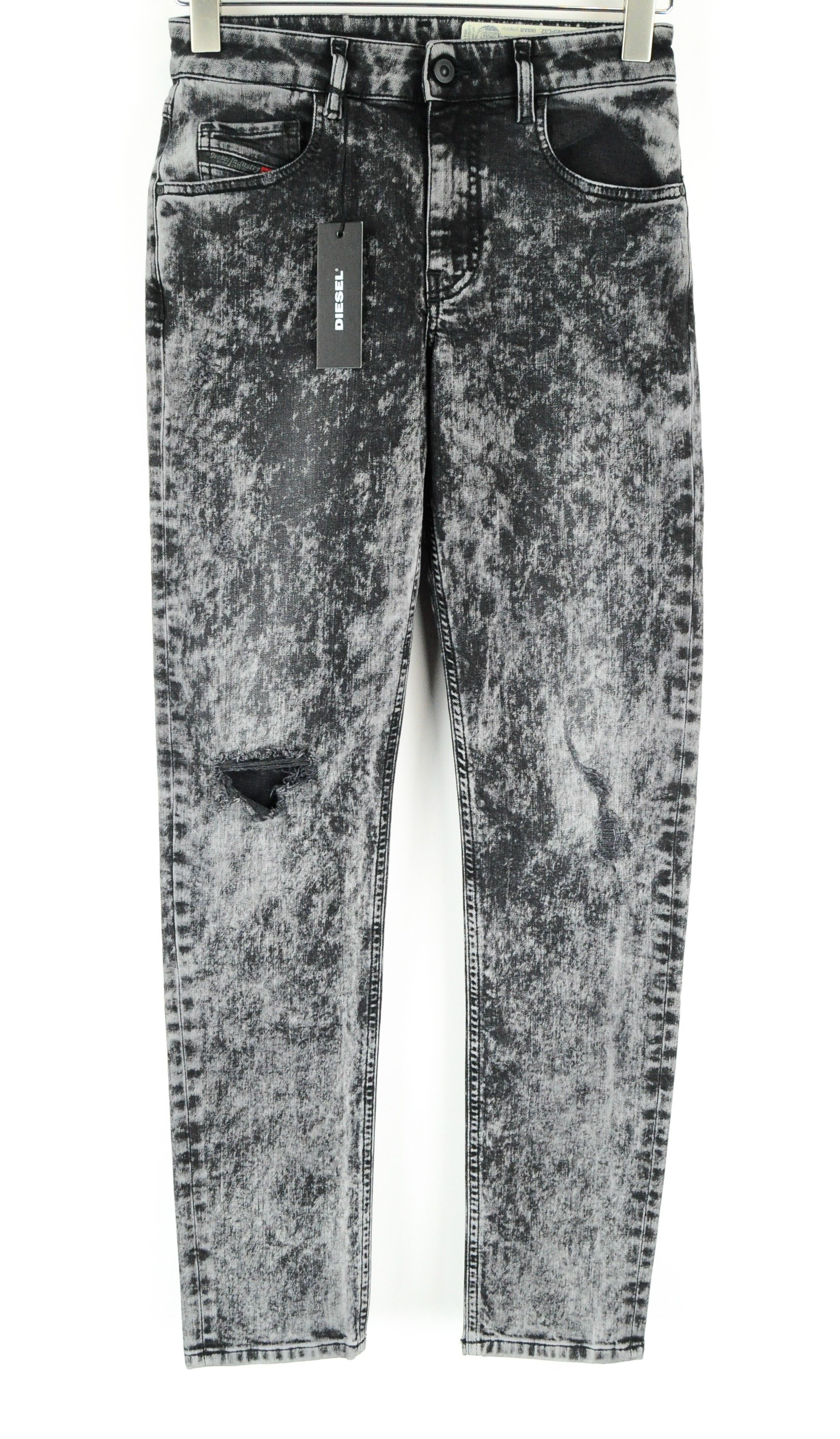 Diesel NEEKHOL 069AB W23/L32 Stone Washed Ripped Denim 54989 Size 23" - 1 Thumbnail