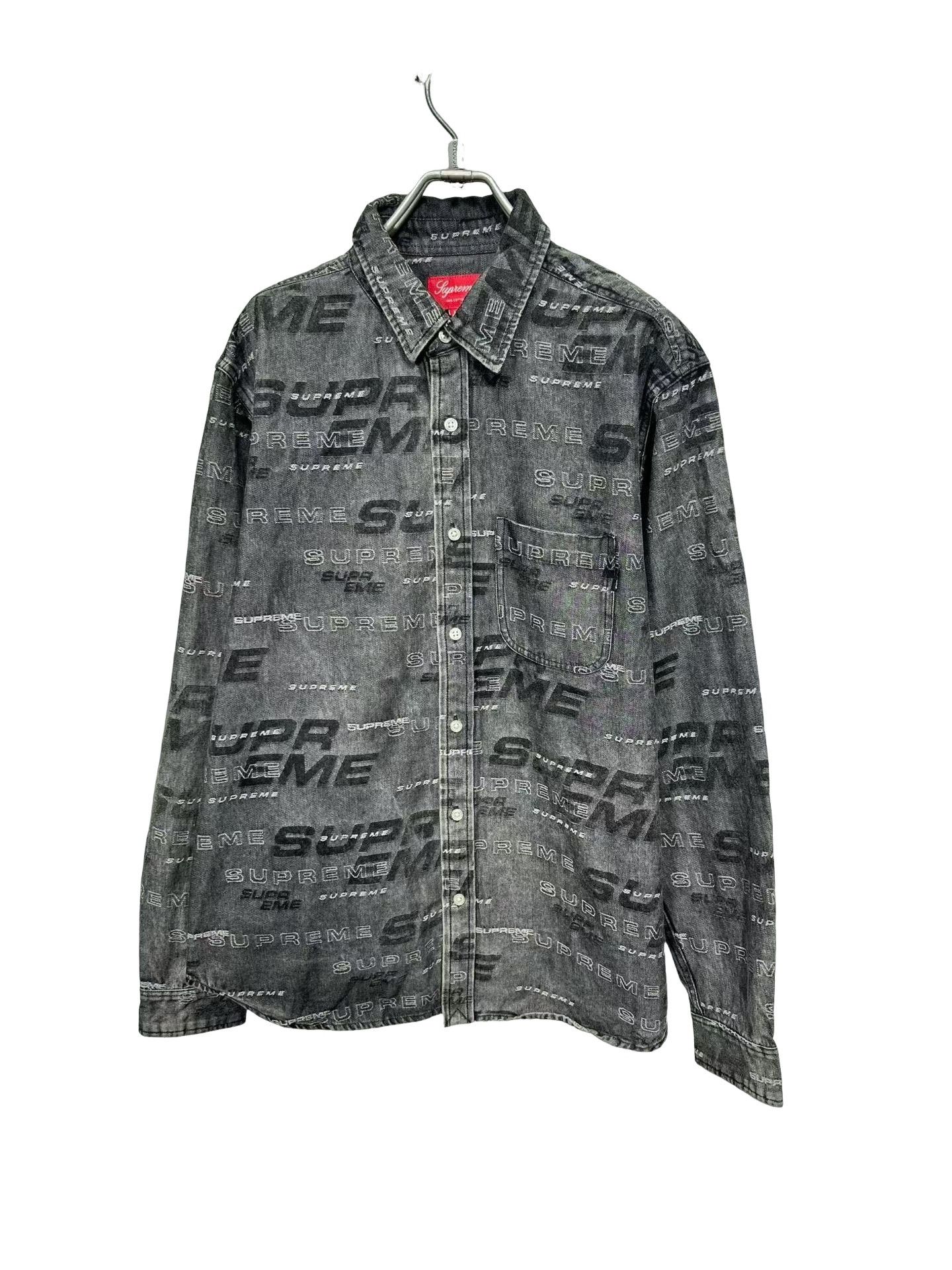 Supreme Supreme Logo All Over Print Shirt Size M Size US M / EU 48-50 / 2 - 1 Thumbnail