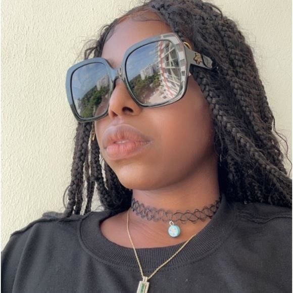 Gucci 💯- New Gucci GG0096S 001 54 Ladies Sunglasses Size ONE SIZE - 13 Thumbnail