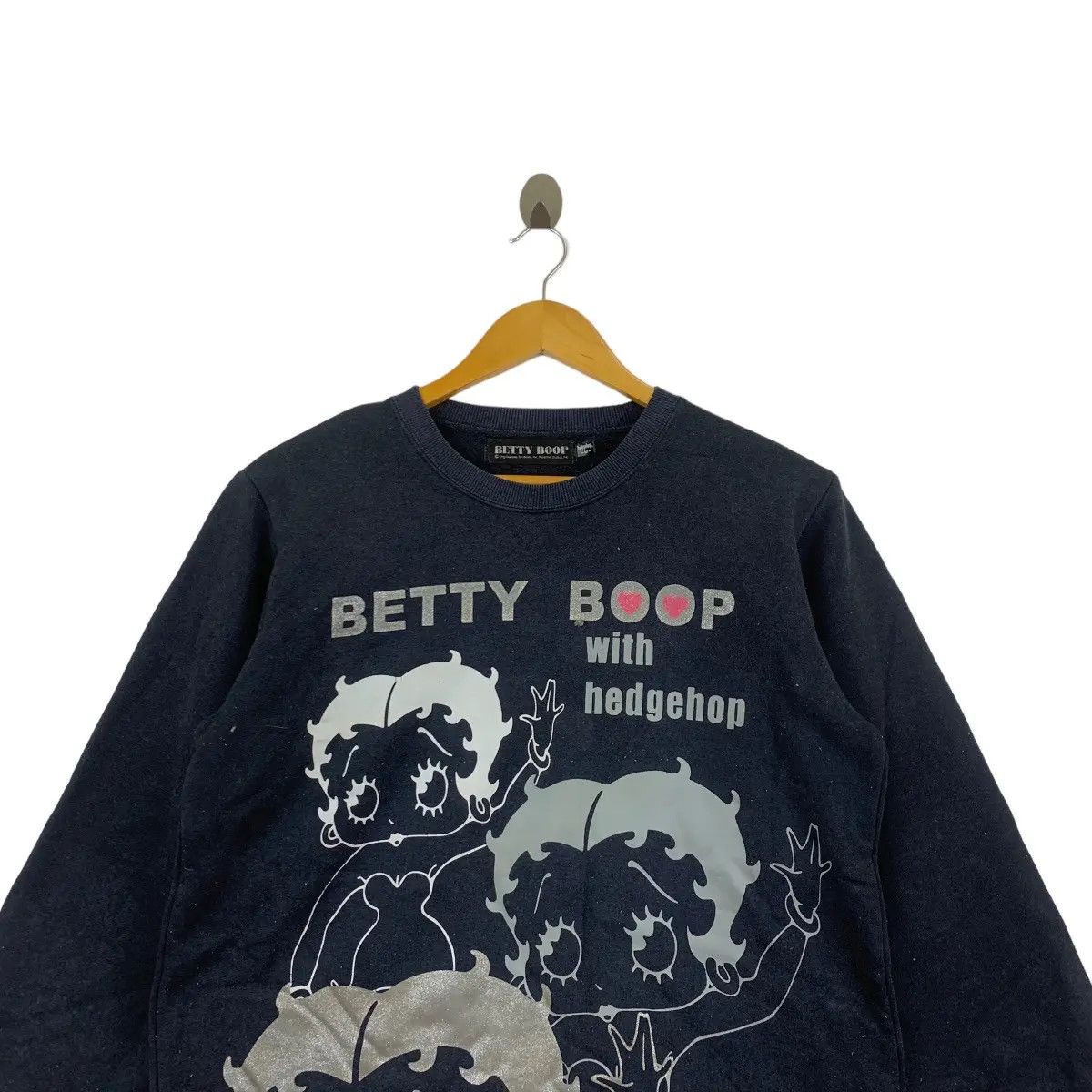 Vintage Vintage BETTY BOOP HEDGEHOG Cartoon Sweatshirt Size M / US 6-8 / IT 42-44 - 2 Thumbnail