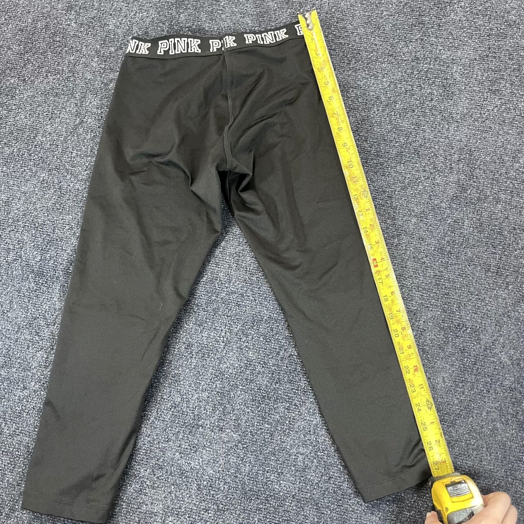 Pinko PINK Victoria's Secret Ultimate Leggings Womens Small Black High Rise Yoga Pants Size 28" / US 6 / IT 42 - 7 Thumbnail