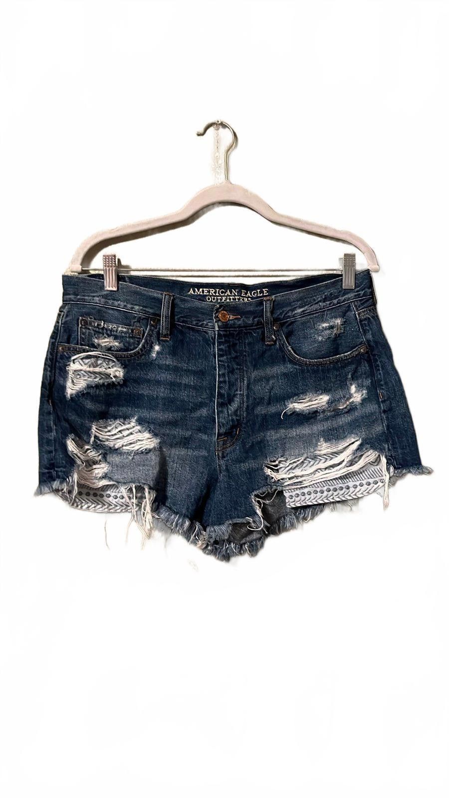 American Eagle Outfitters American Eagle Vintage high rise festival shorts sz 12 Size 36" / US 14 / IT 50 - 1 Thumbnail