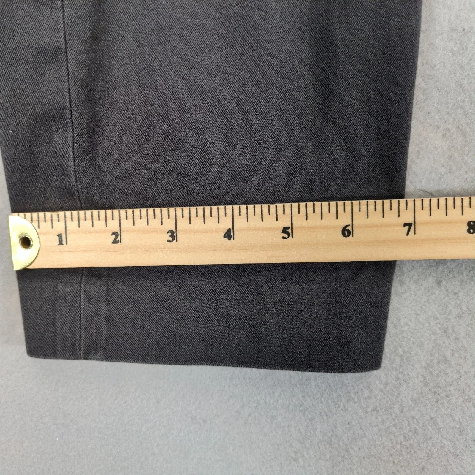 Gap Y2K Gap Slim Cropped Stretch Pants Women's 12 34x25" Black Size 34" / US 12 / IT 48 - 6 Thumbnail