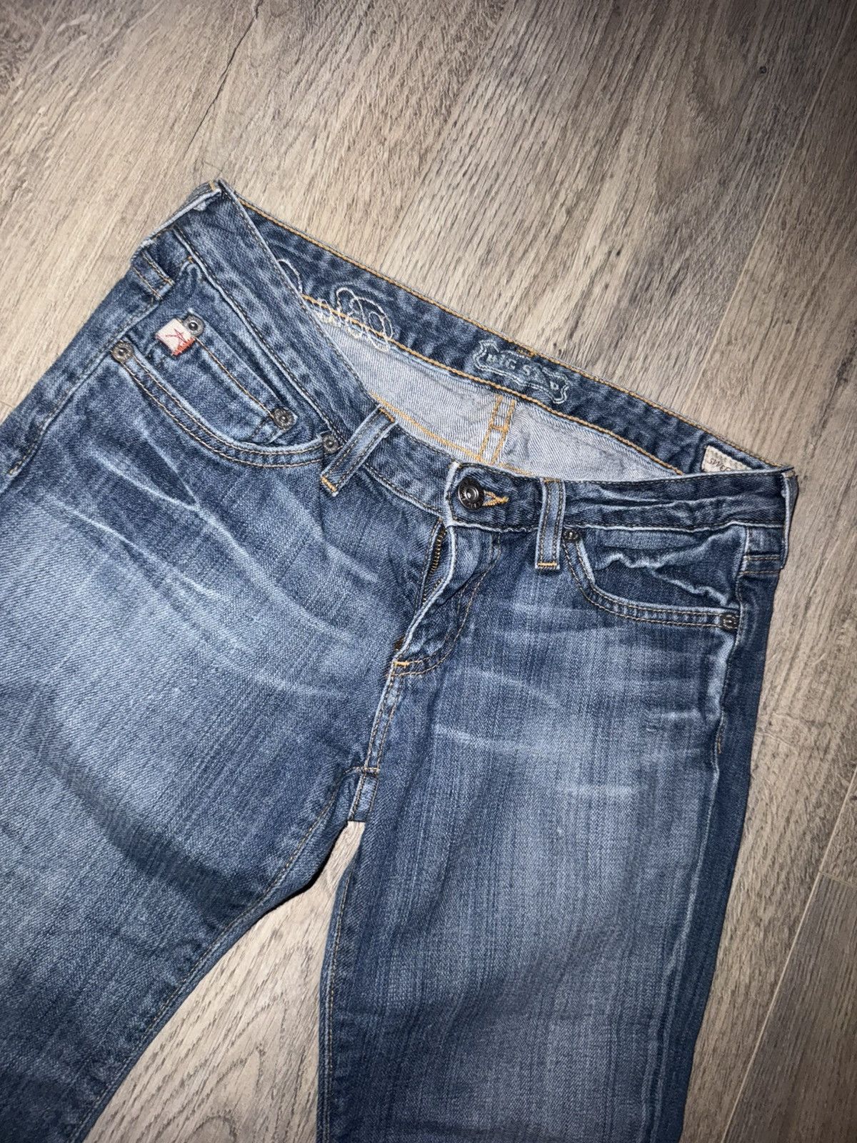 Big Star Vintage Early 2000s BIG STAR Sweet Crop Ultra Low-rise jeans Size 26" / US 2 / IT 38 - 3 Thumbnail