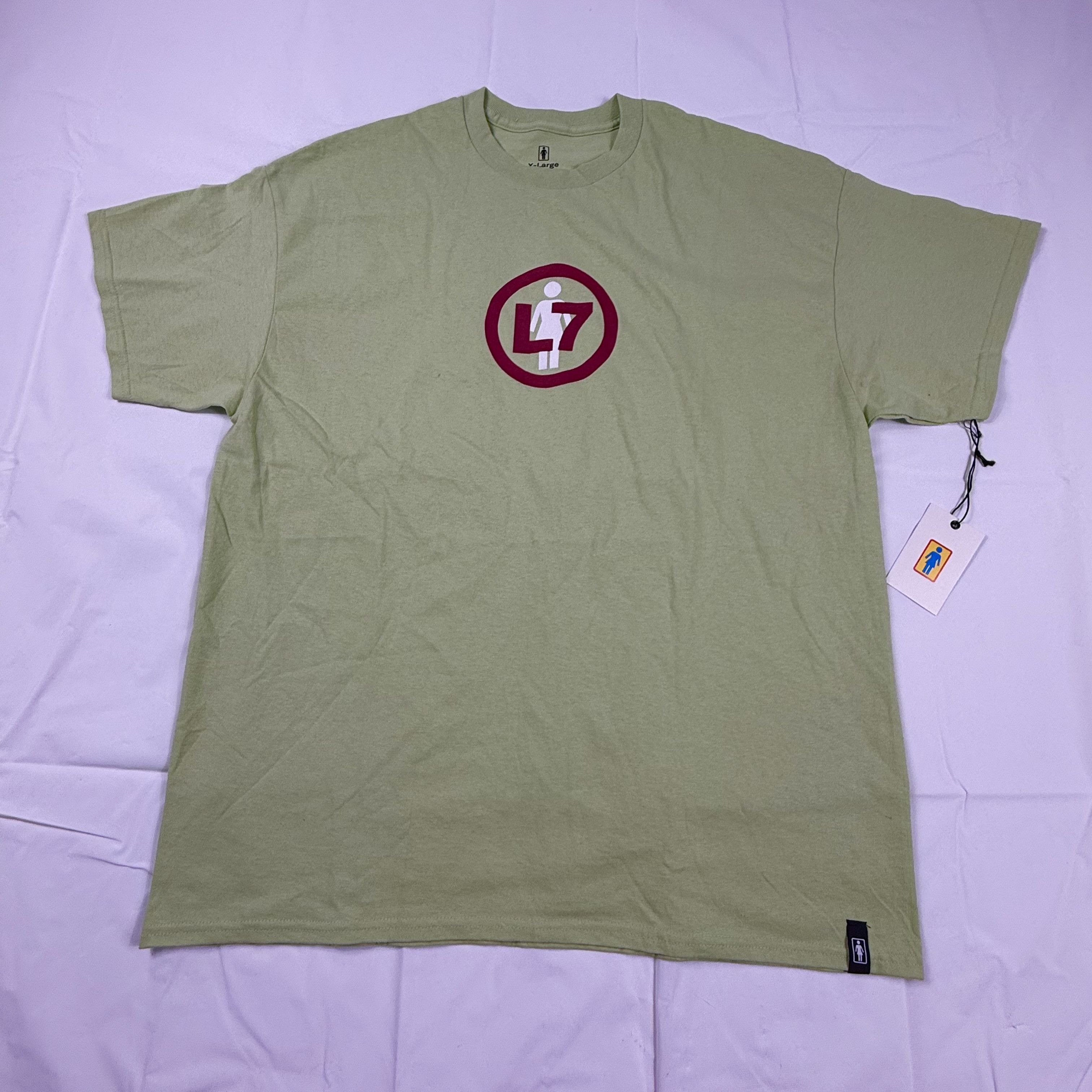 Girl Skateboards Girl Skateboards L7 Band Graphic T-Shirt Mens XL Sage Green Size US XL / EU 56 / 4 - 1 Thumbnail
