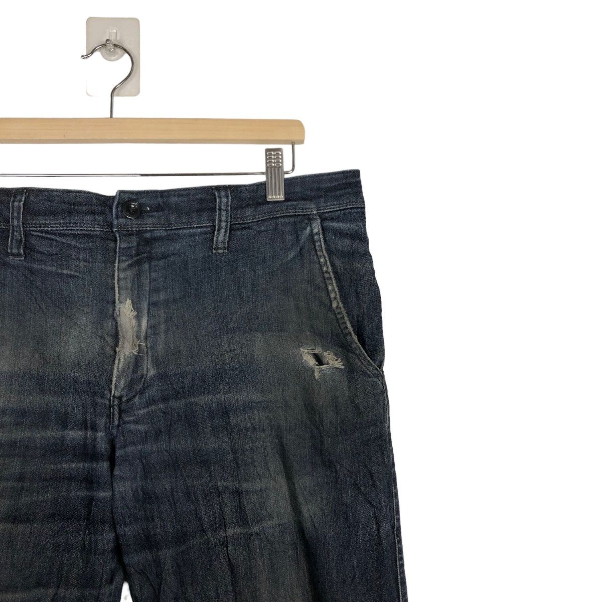 Japanese Brand 🔥VINTAGE ENGINEERD THE UNIFORM DISTRESSED DENIM JEANS Size US 35 - 4 Thumbnail