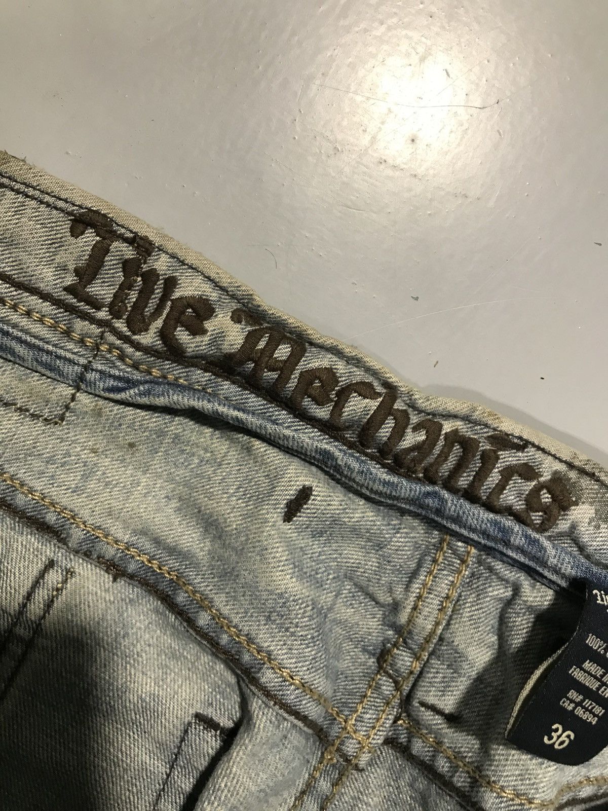 Southpole Vintage live rechanics embroidered denim Size US 36 / EU 52 - 7 Thumbnail