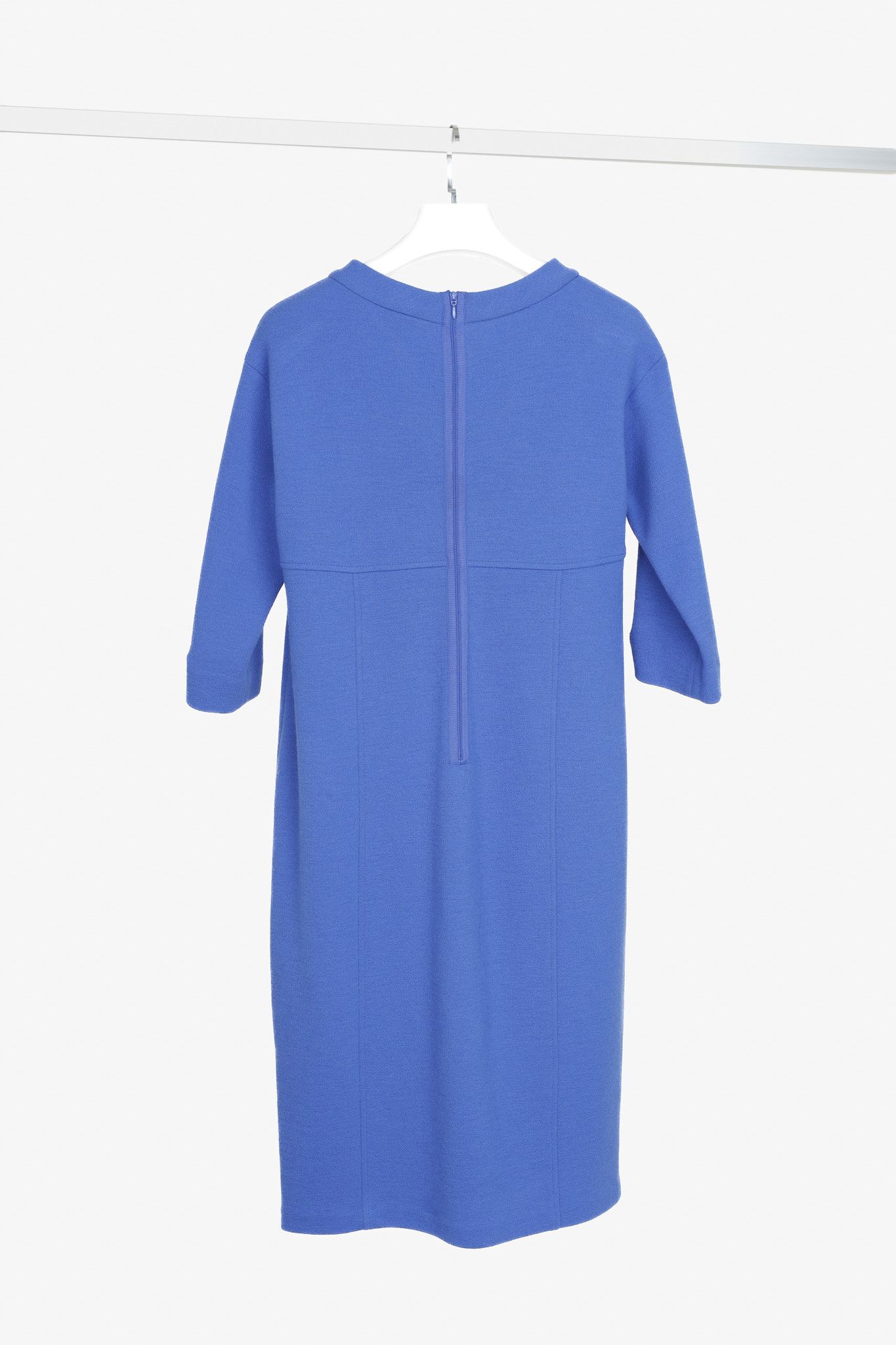 Armani Collezioni Armani Collezioni Blue Empire Dress Size XL / US 12-14 / IT 48-50 - 2 Thumbnail