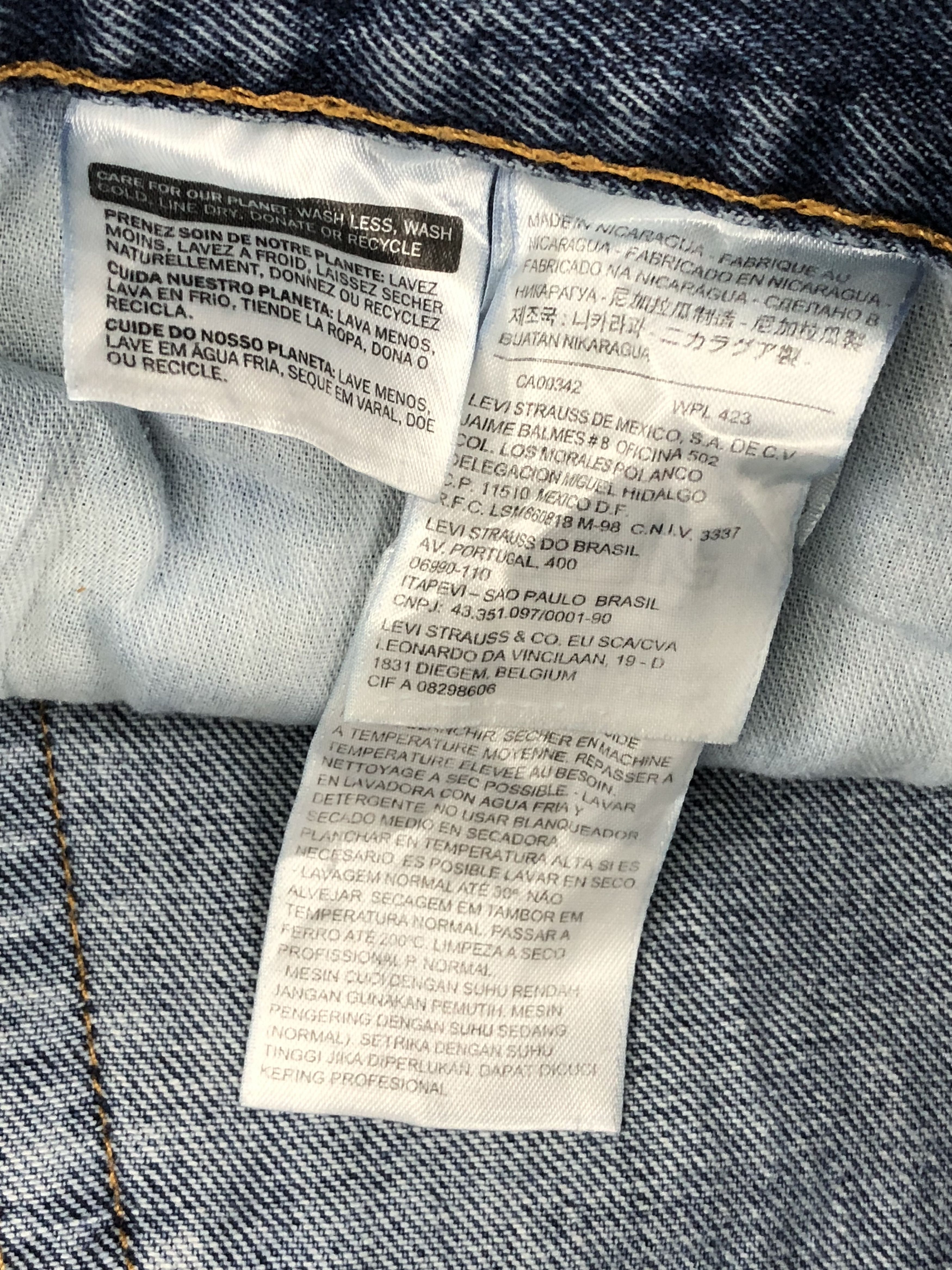 Levi's Vintage Levis 505 Faded Blue Jeans DPP0184 Size US 36 / EU 52 - 7 Thumbnail