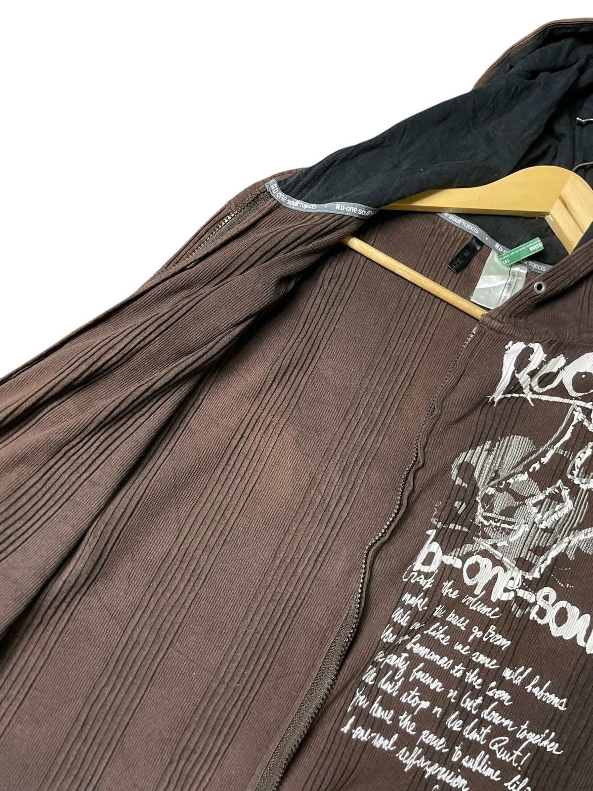 Japanese Brand × Vintage B-One Soul Projects Zipped Hoodie (77) Size US S / EU 44-46 / 1 - 6 Thumbnail