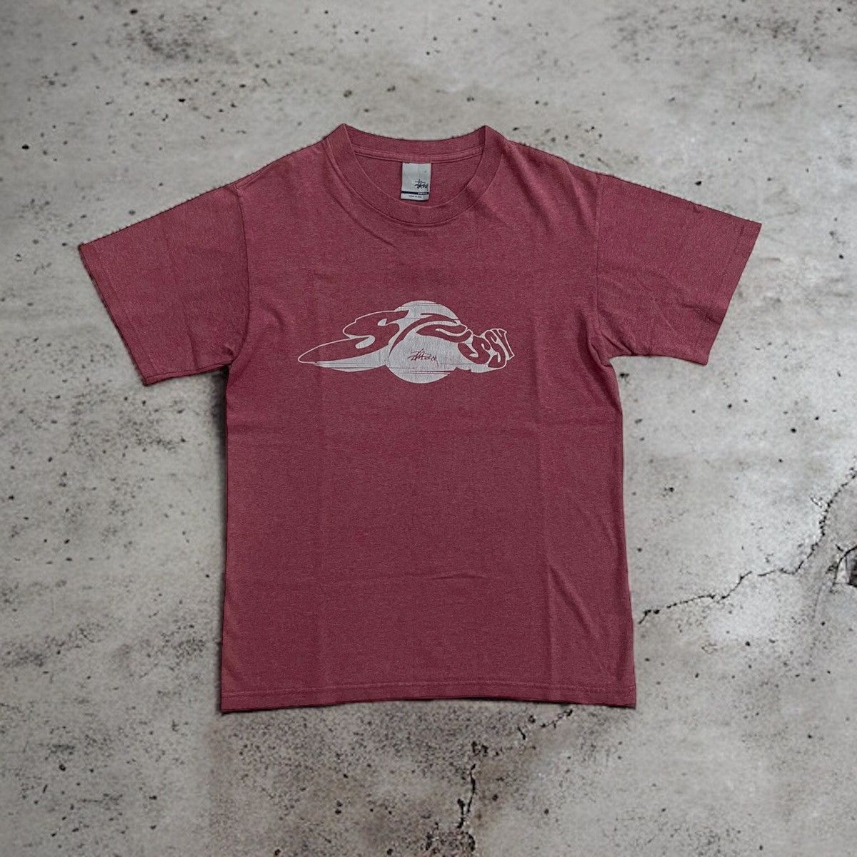 image of Hype x Stussy Vintage 90’S Stussy International Nyltla in Maroon, Men's (Size Small)