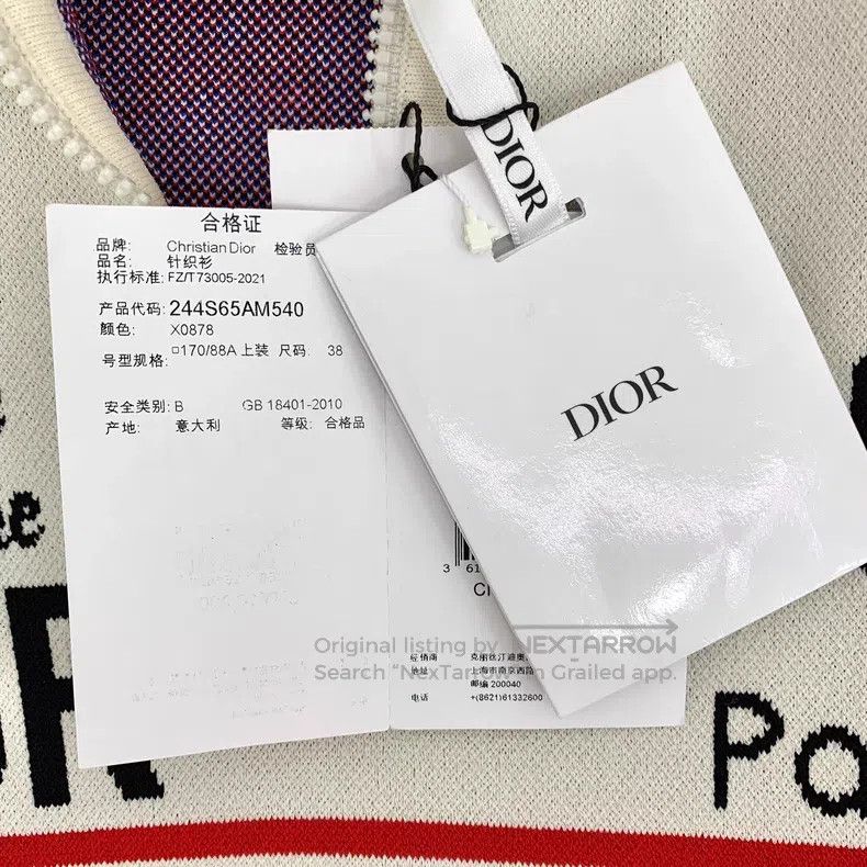 Dior Dior 22 colour-blocked logo letter inlaid half-zipper shor Size XS / US 0-2 / IT 36-38 - 9 Thumbnail