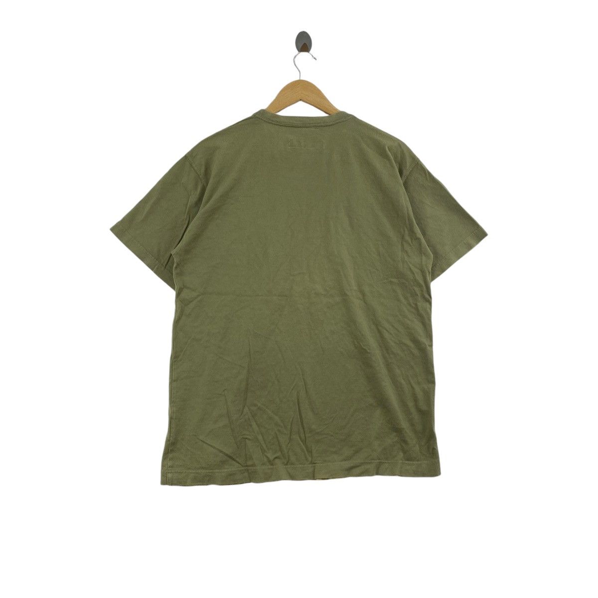 Japanese Brand MACKDADDY Japanese Brand Pocket Plain Green Short Sleeve Size US XL / EU 56 / 4 - 3 Thumbnail