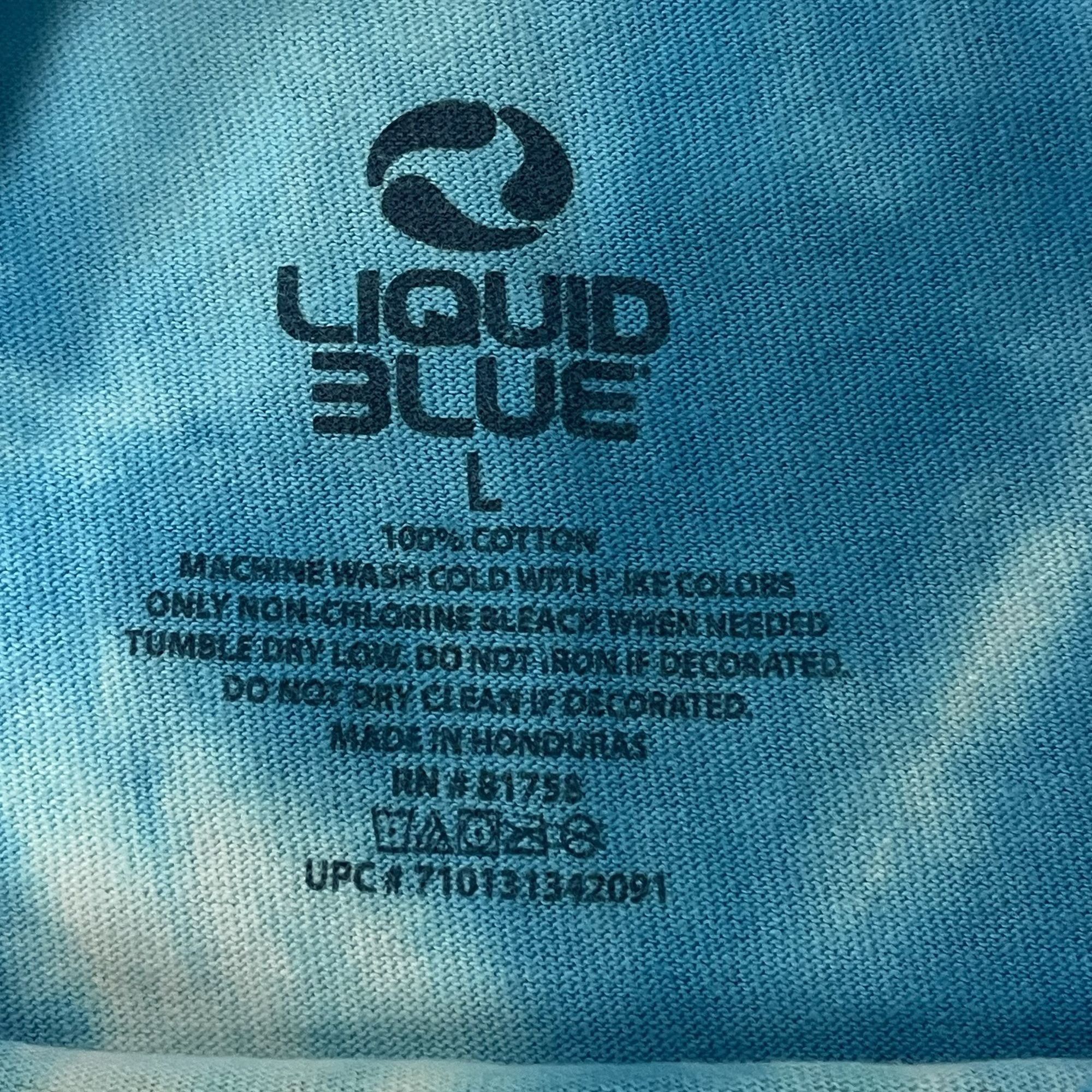 Liquid Blue Liquid Blue Alice in Wonderland SMOKING CATERPILLAR TYE DYE Size US L / EU 52-54 / 3 - 7 Thumbnail