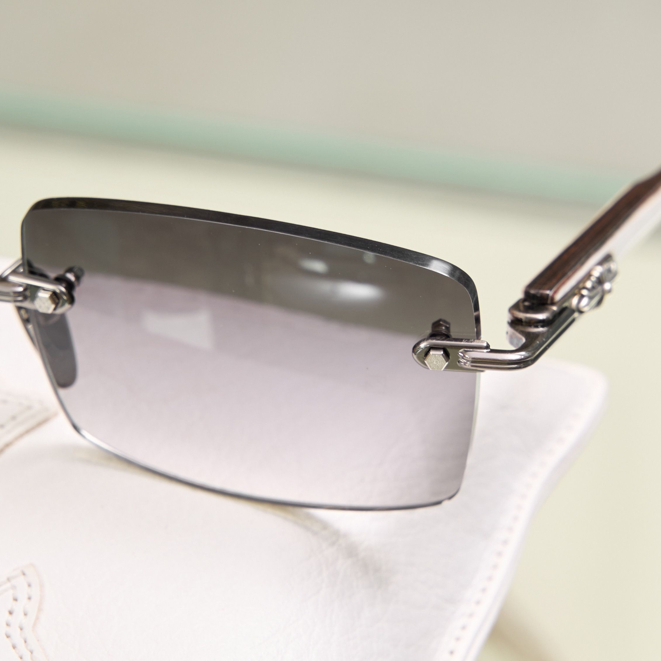 Chrome Hearts CHROME HEARTS DEEP II Antique Silver/White Ebony Wood-PV Size ONE SIZE - 2 Thumbnail