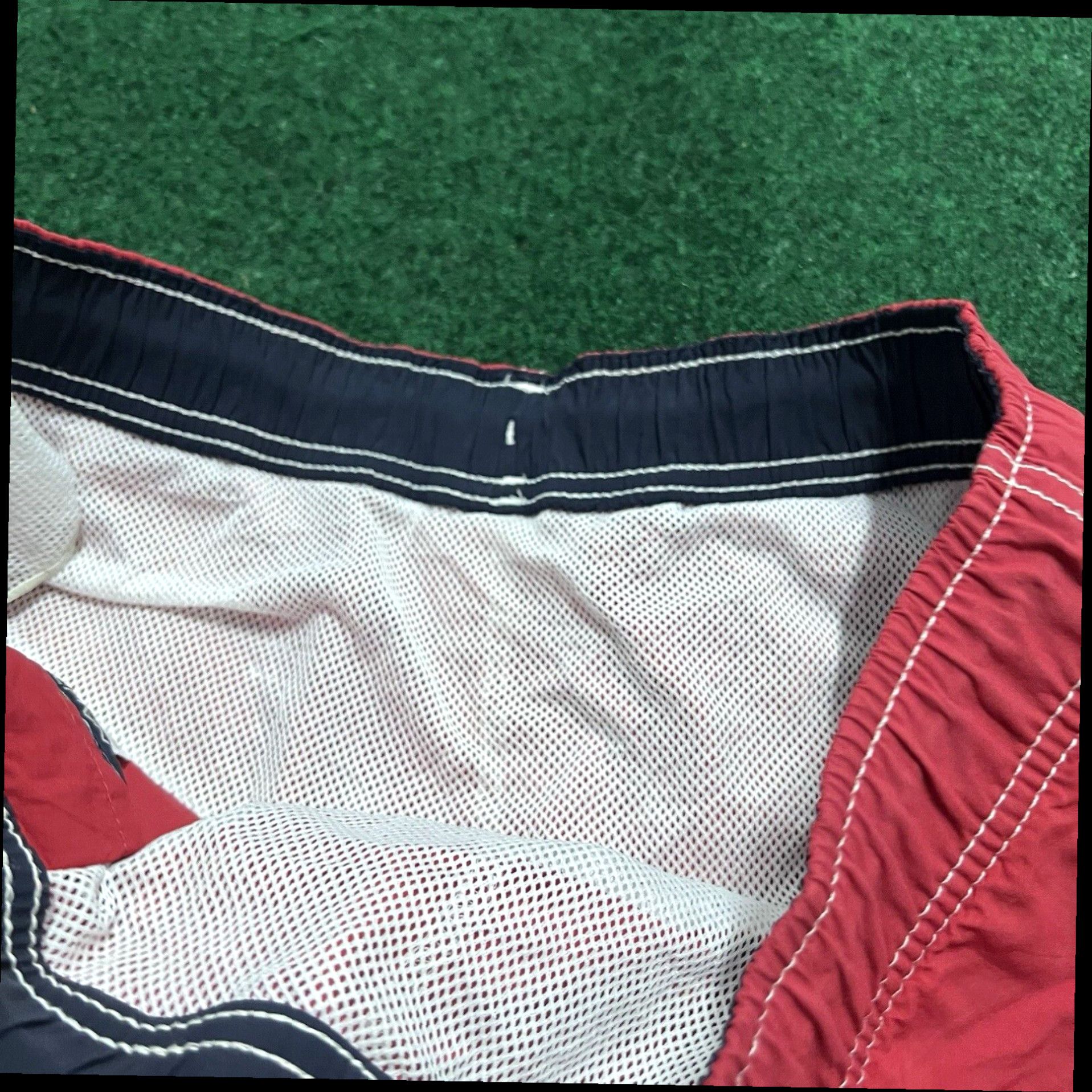 Nautica VINTAGE Nautica Men’s Red Swim Trunks Size Medium Inseam Summer Swim Beach Size US 31 - 4 Thumbnail