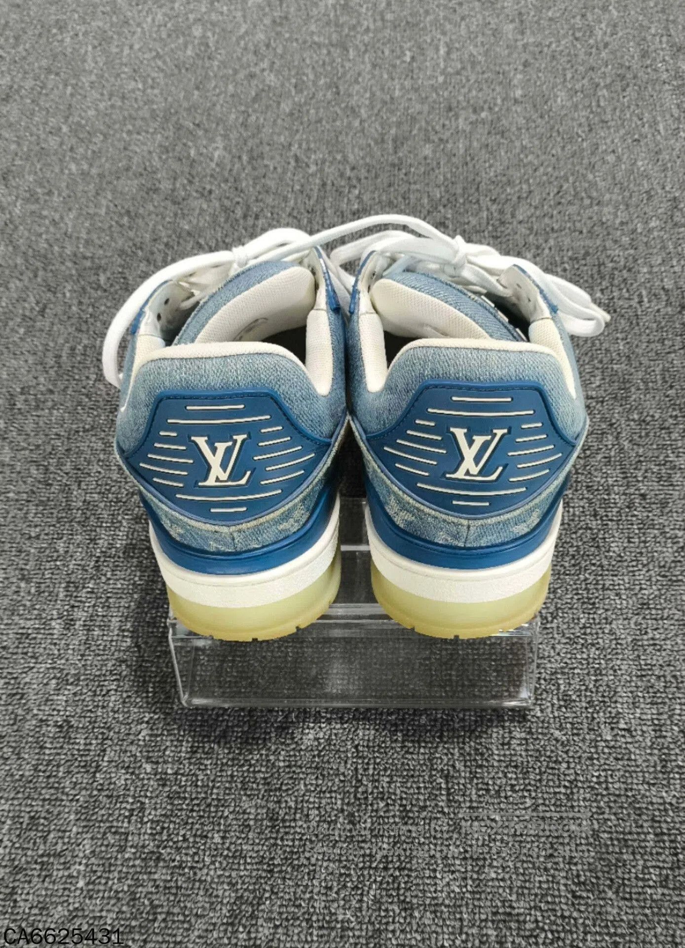 Louis Vuitton Louis Vuitton Blue Denim Trainer. Size US 6 / EU 39 - 5 Thumbnail