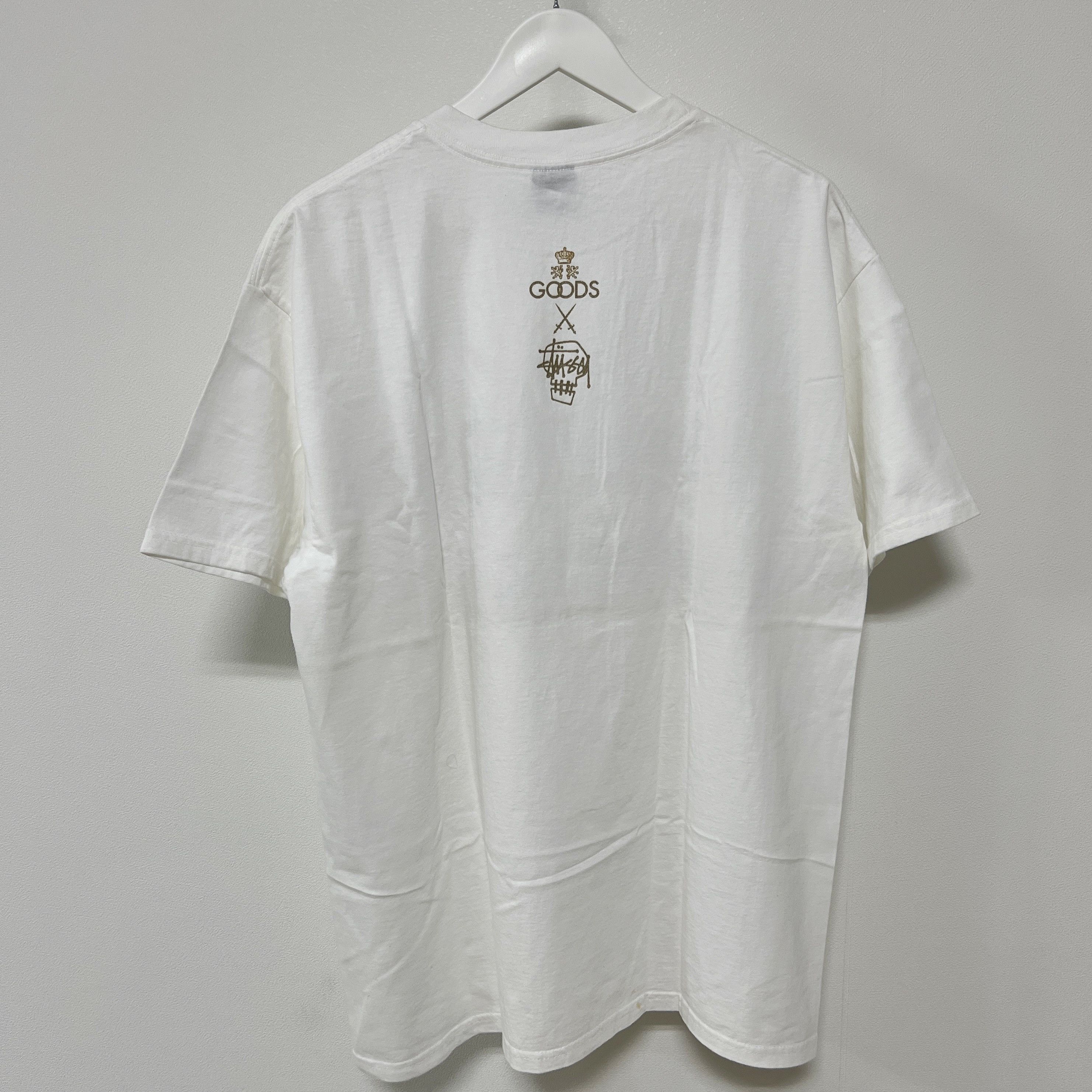 Stussy STUSSY x GOODS Skull T-Shirt White Size US L / EU 52-54 / 3 - 4 Thumbnail