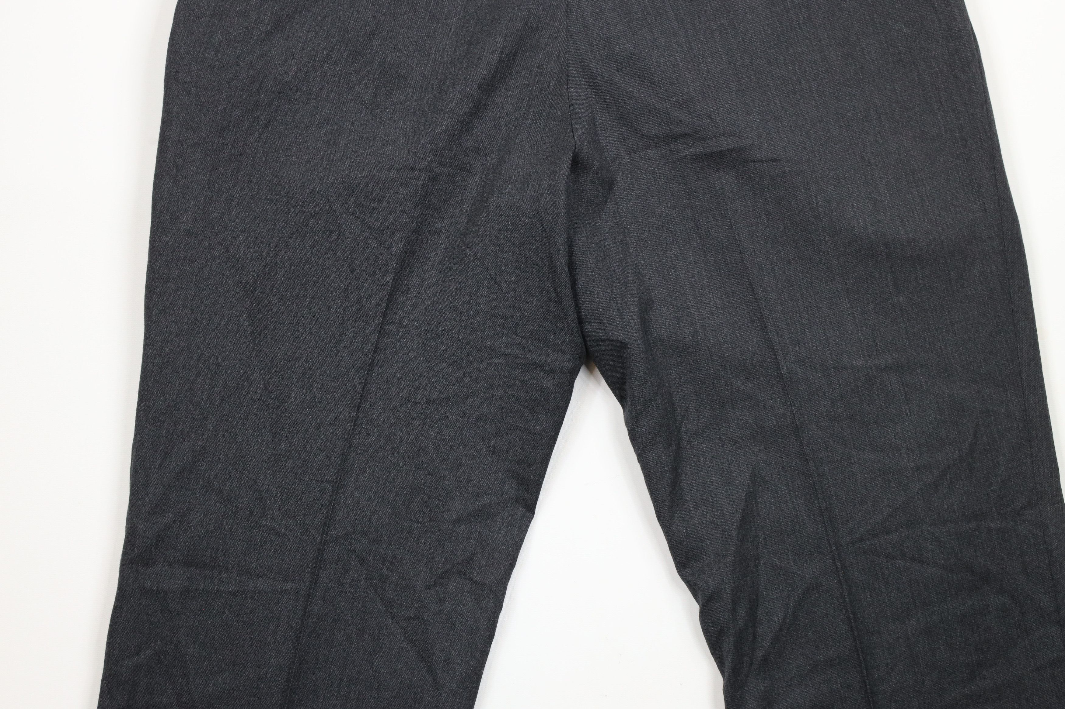 Jos. A. Bank × Vintage Vintage Jos A Bank Cuffed Wool Cashmere Chino Pants Gray Size US 36 / EU 52 - 13 Thumbnail