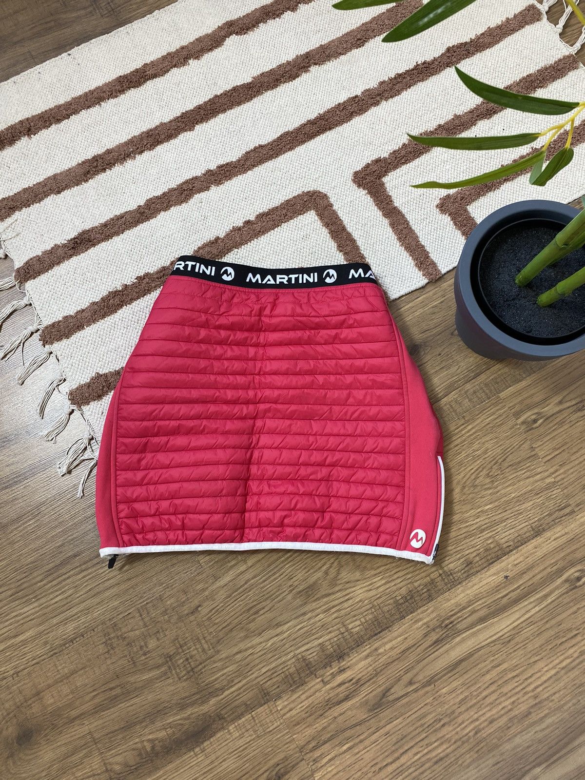 Vintage DOWN PUFFER MINI GORBCORE SKIRT Size 30" / US 8 / IT 44 - 3 Thumbnail
