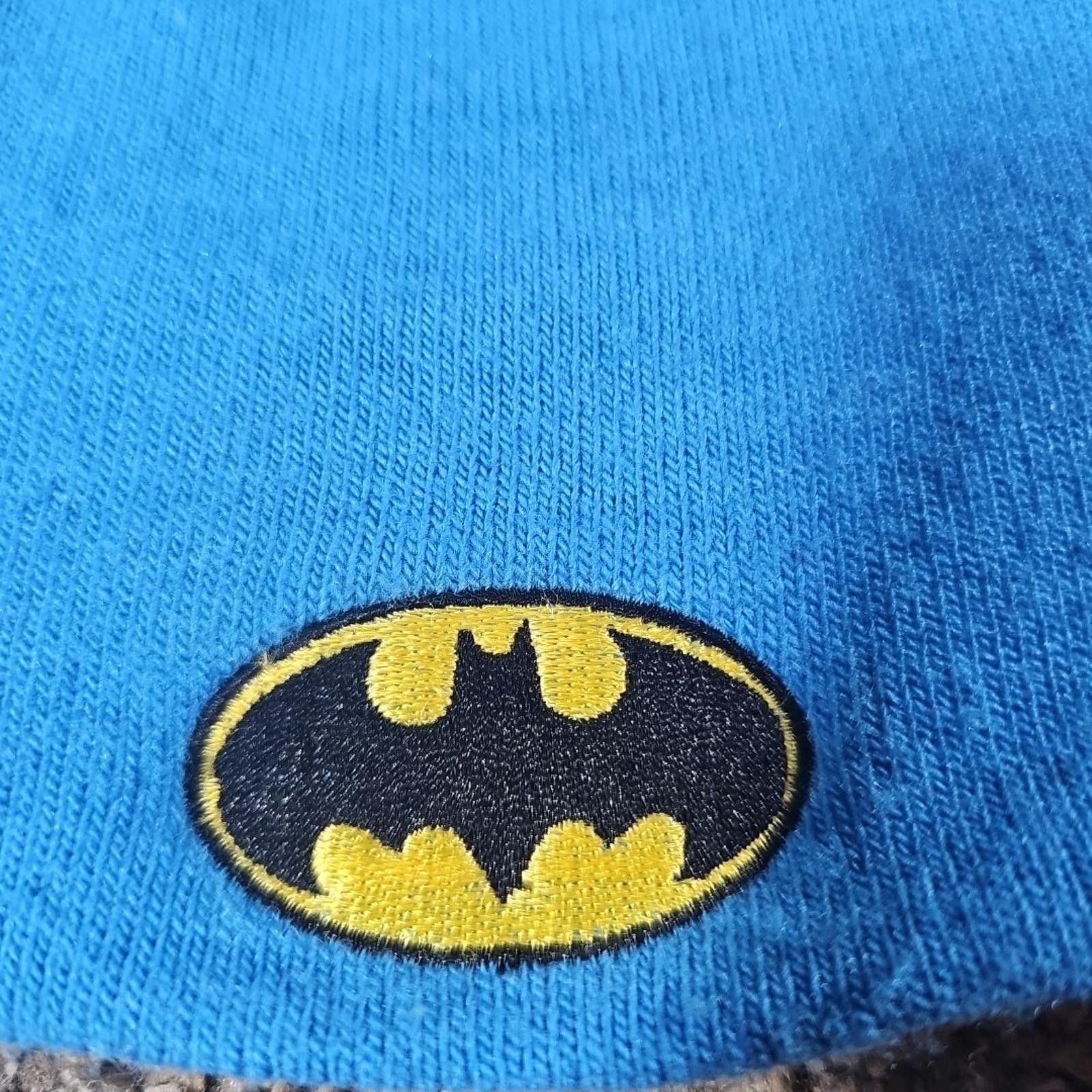 DC Comics Batman Big Logo 2T-5T DC Comics Knit Watch Winter Beanie Hat Size ONE SIZE - 4 Thumbnail