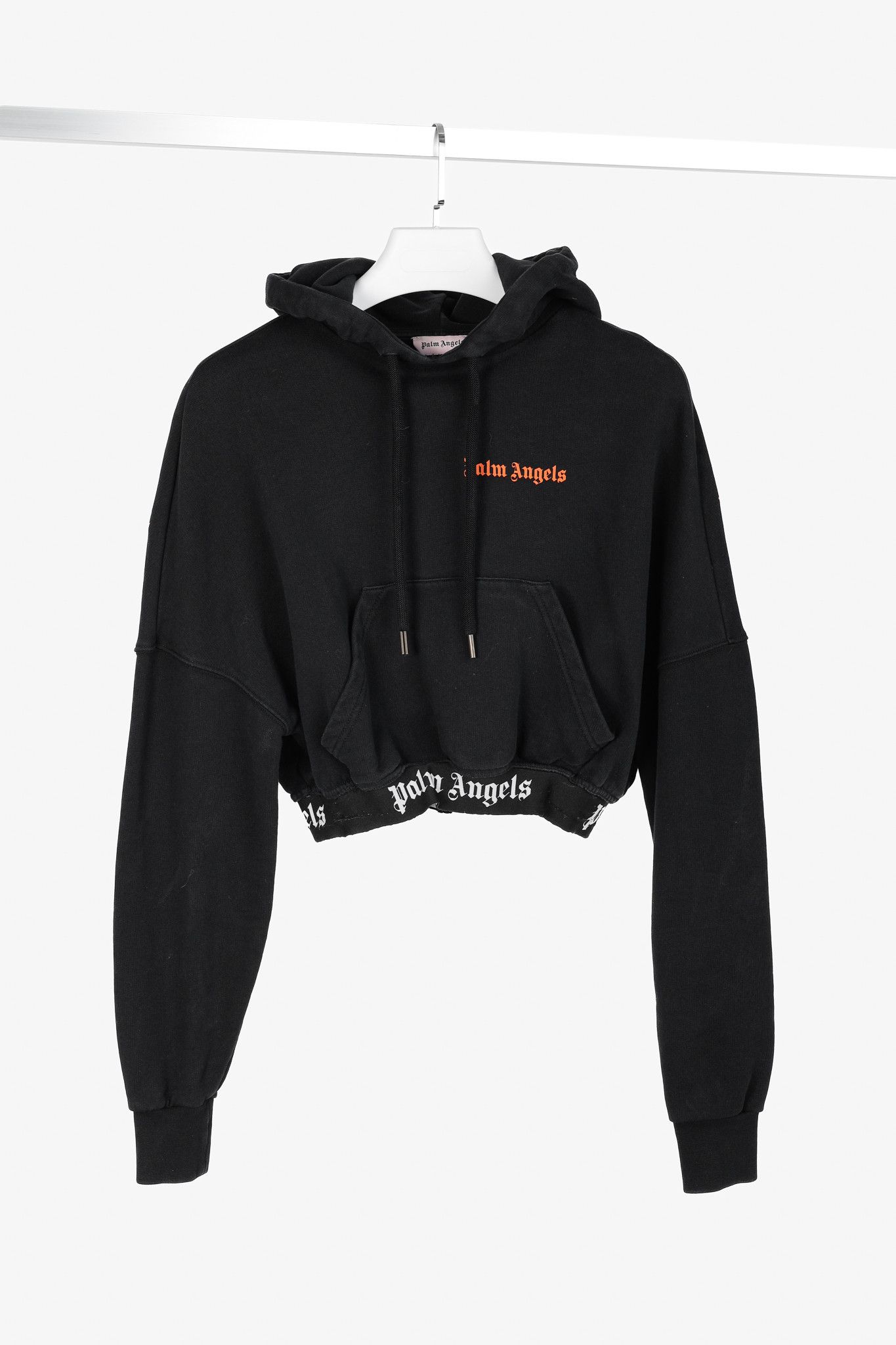アウターその他 PALM ANGELS Women Outer PWBD065S25FAB001 1003 BLACK OF Black BACK CURVED LOGO TRACK JACKET BLACK - OF in BLACK - OFF
