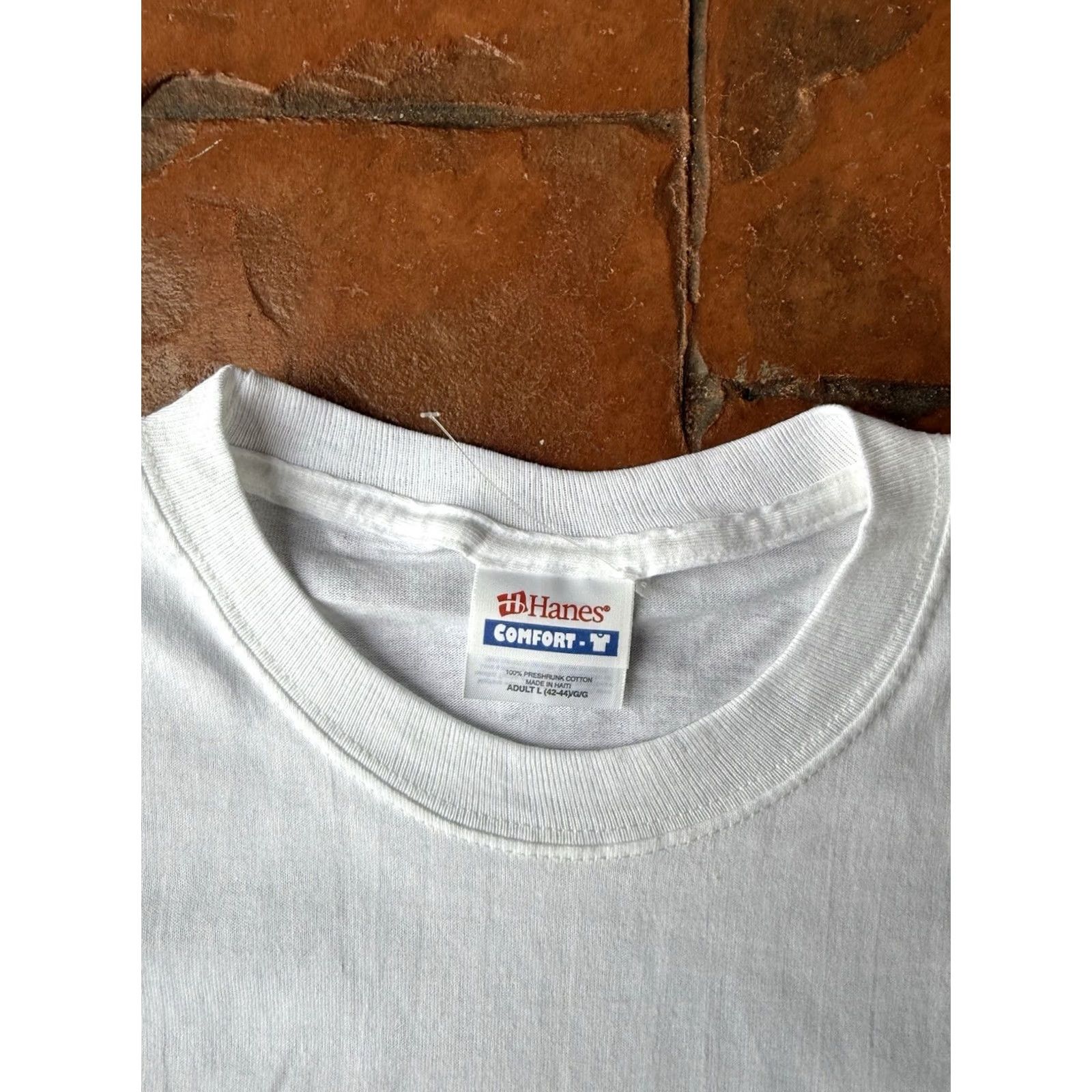 Hanes VINTAGE Florida Classic FAMU Vs Bethune Cookman NCAA Football T-Shirt Large White Hanes Men Short Sleeve Crew Neck Cotton Graphic Print Double-Sided Size US L / EU 52-54 / 3 - 2 Thumbnail