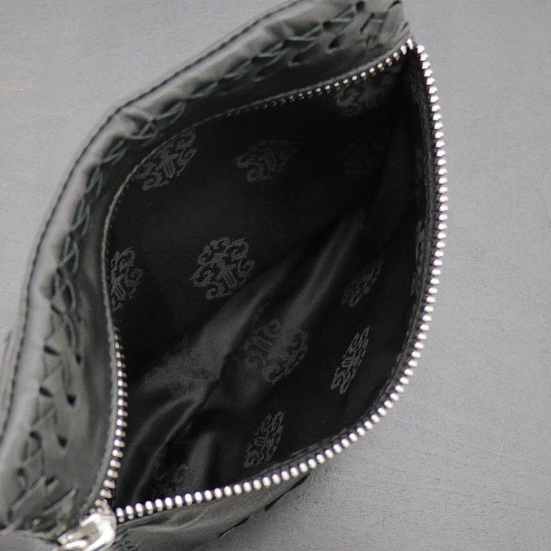 Chrome Hearts Chrome Hearts Cemetery Braided Zipper Clutch Size ONE SIZE - 3 Thumbnail