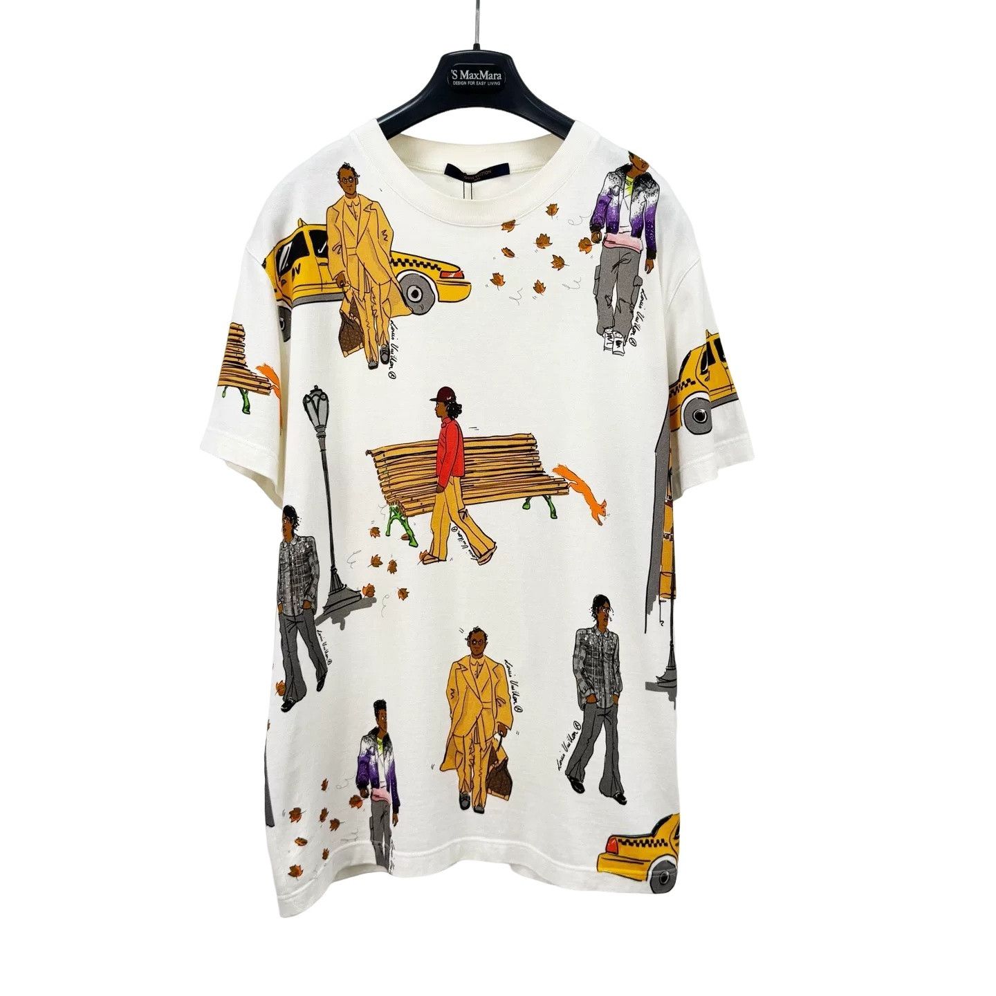Louis Vuitton Louis Vuitton Pedestrian Print T-Shirt M Size US M / EU 48-50 / 2 - 1 Thumbnail