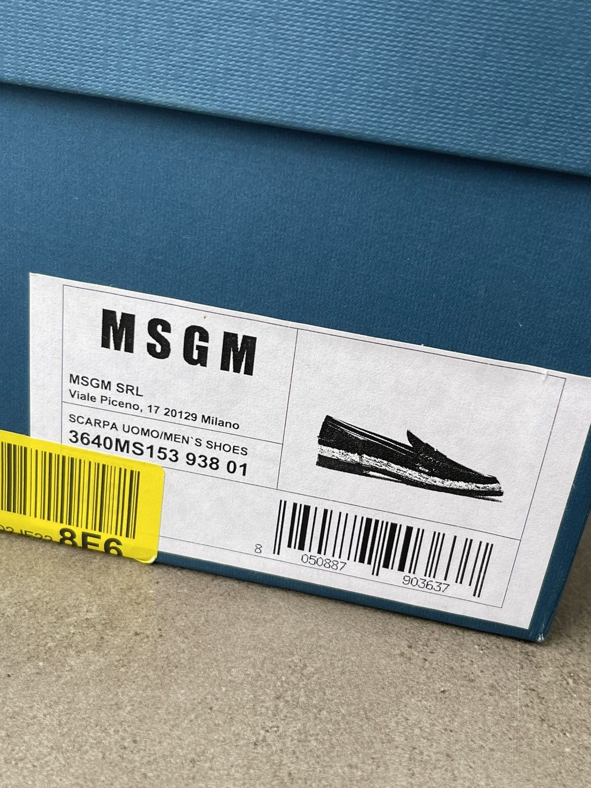 MSGM !DS! SS24 MSGM Black White Pattern Leather Loafers Size US 10 / EU 43 - 18 Thumbnail