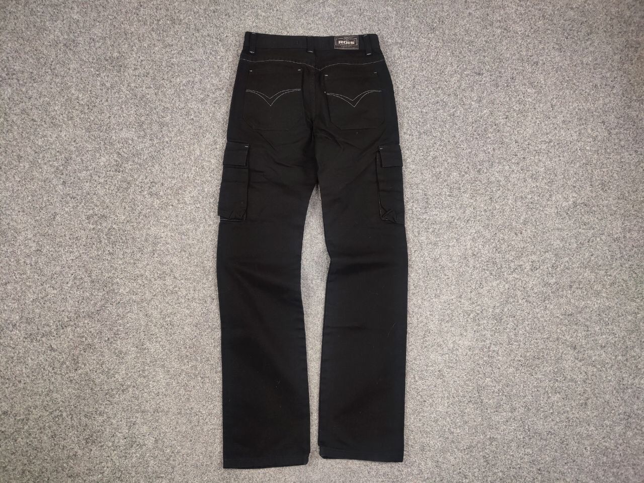 Japanese Brand Rois Sportswear Japan style Black Denim Cargo Pants Size US 30 / EU 46 - 9 Thumbnail