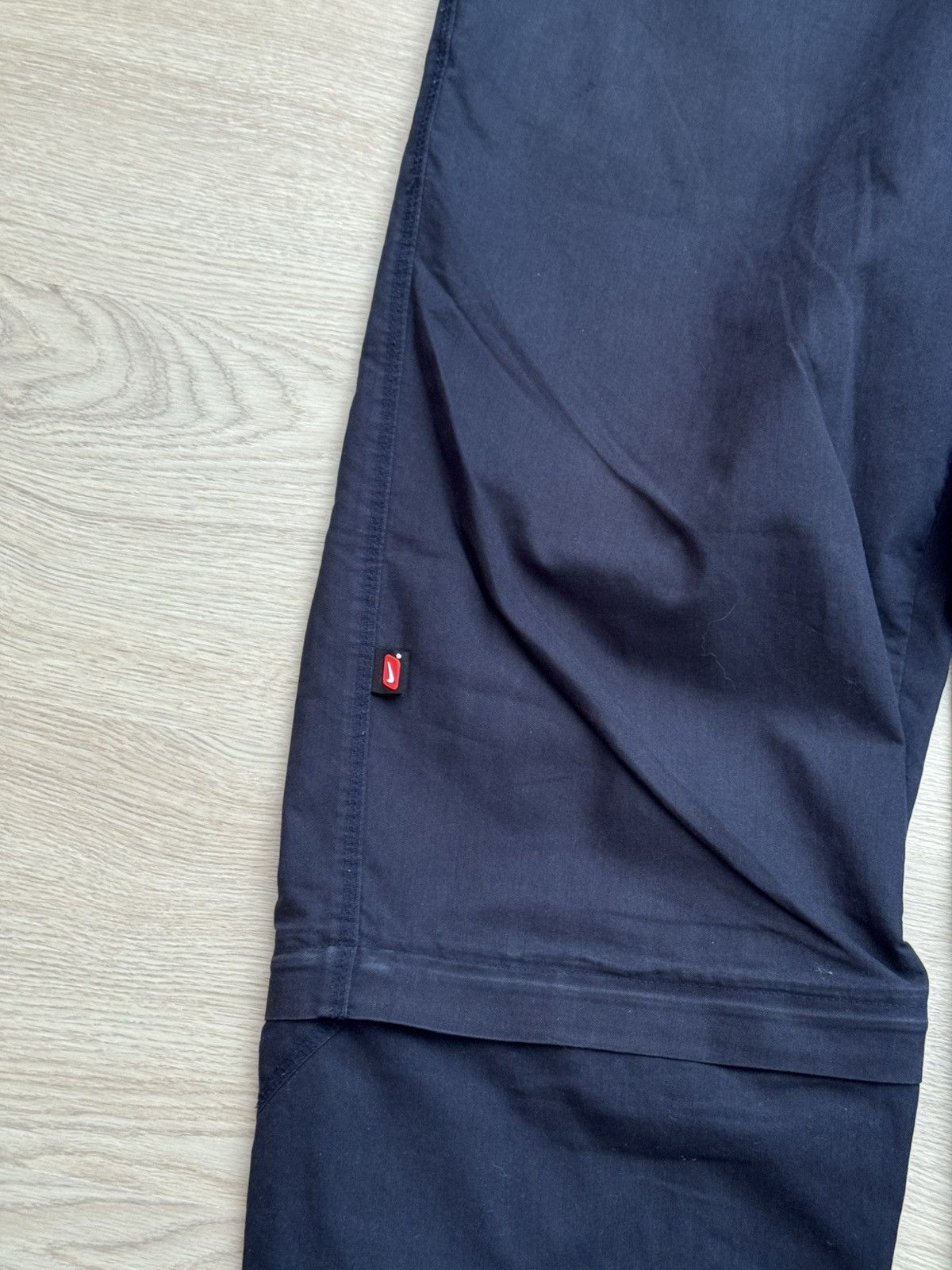 Nike Vintage 00’s Nike Faded y2k Sport Navy Transformer Pants Size US 34 / EU 50 - 3 Thumbnail