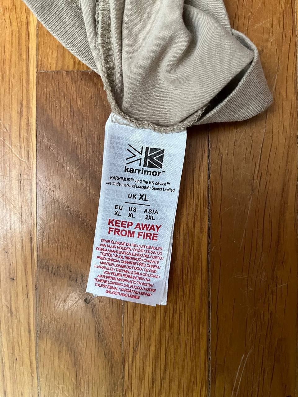 Karrimor Karrimor basic print logo tee Size US XL / EU 56 / 4 - 6 Thumbnail