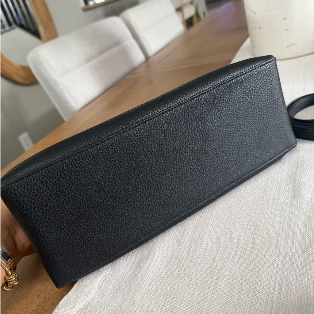 Tory Burch 880+! New Tory Burch Britten in black Leather Satchel and Br Size ONE SIZE - 15 Thumbnail