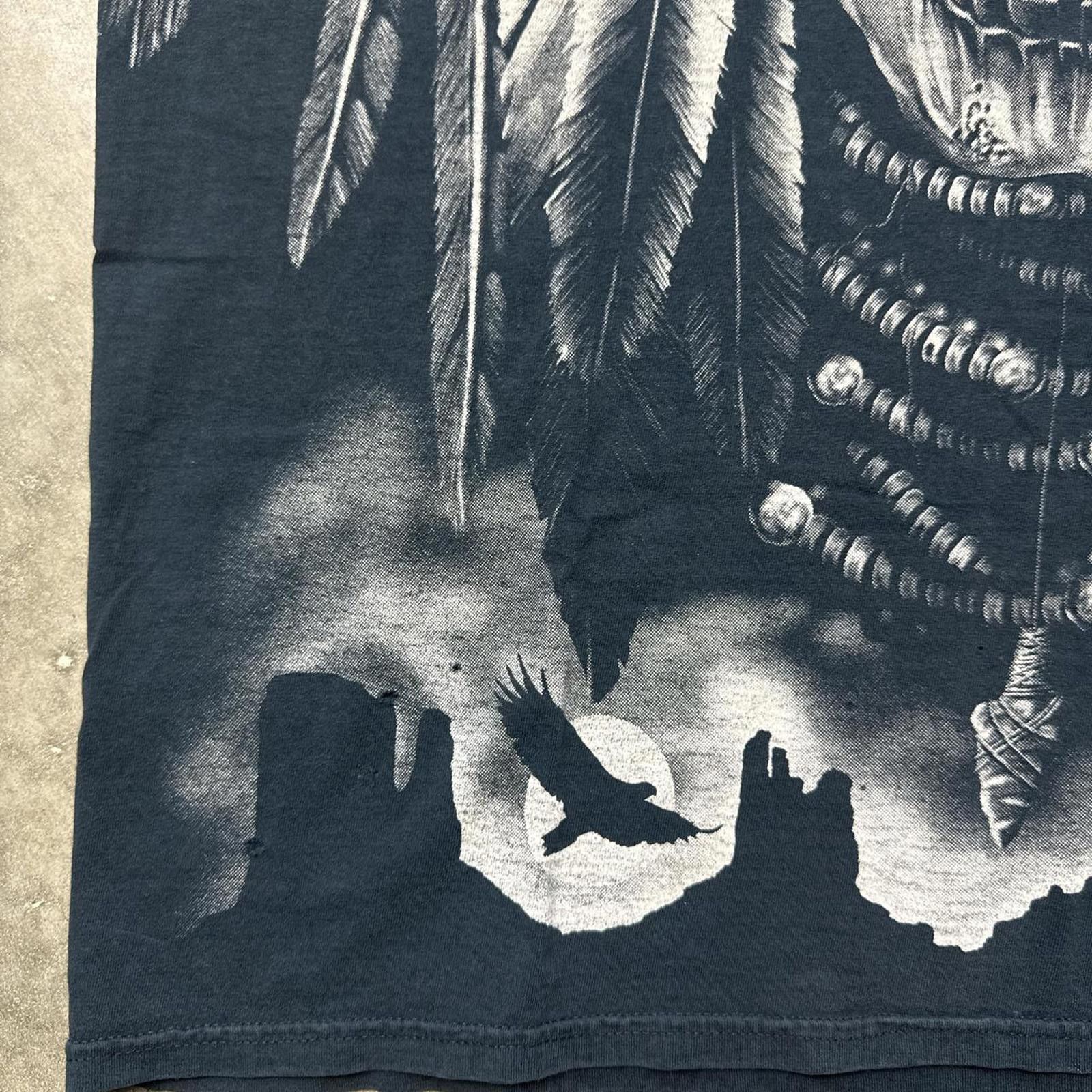 Other Native All Over Print Vintage Y2k Graphic T-Shirt Size US XL / EU 56 / 4 - 4 Thumbnail