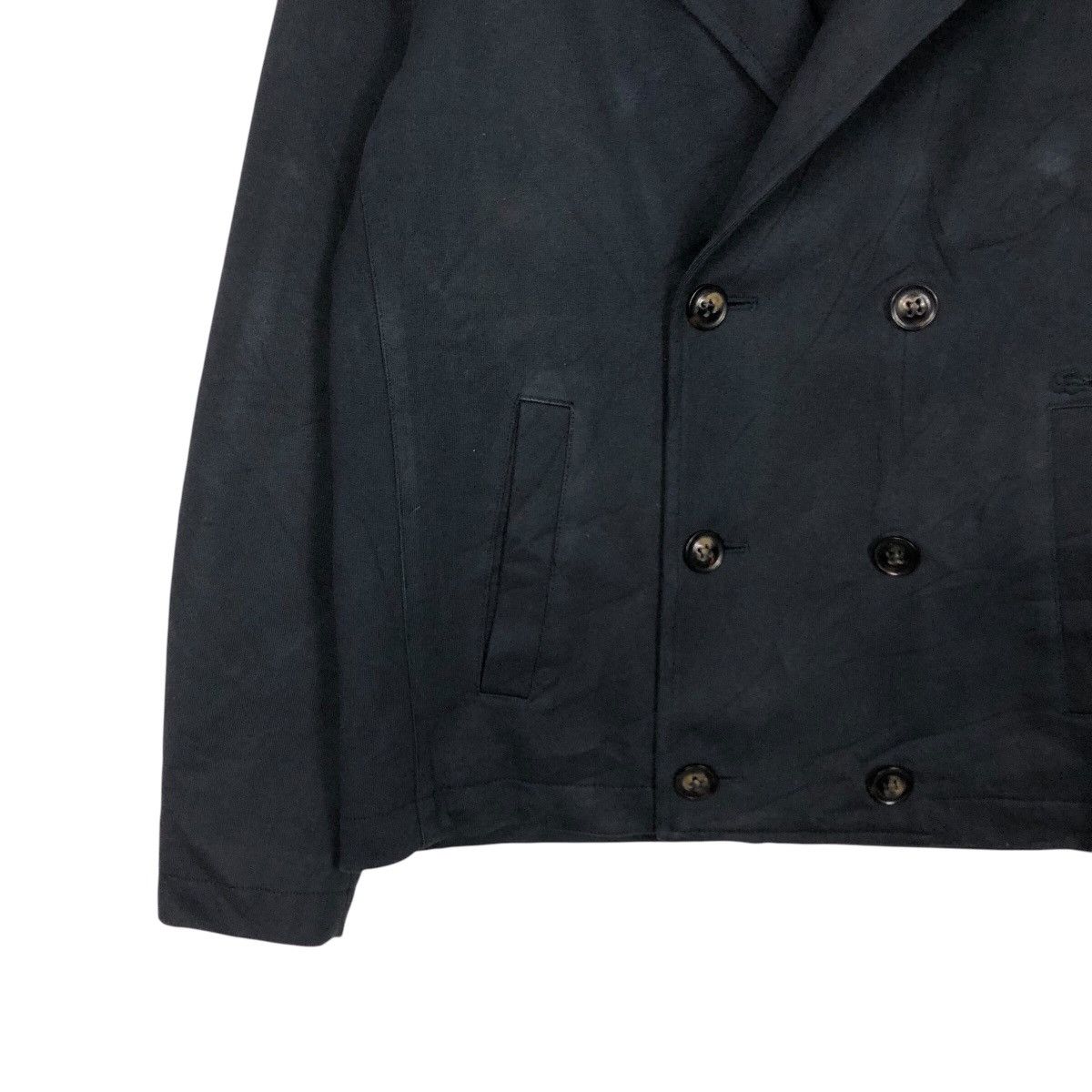 Japanese Brand × Vintage 📌Vintage Chore Work Jacket Lacoste Rich Black Issey Miyake Size US M / EU 48-50 / 2 - 5 Thumbnail