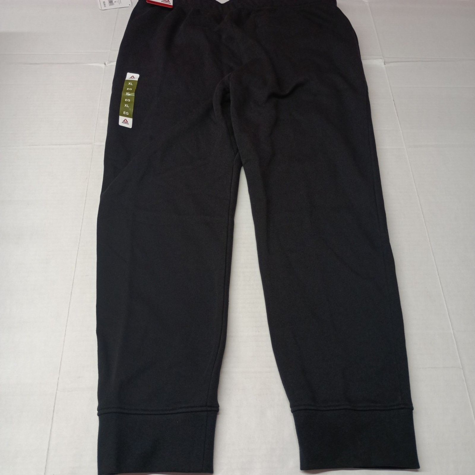 Reebok Reebok Fleece Sweatpants Men's XL Black Zip Pockets Slim Fit Size US 38 / EU 54 - 7 Thumbnail