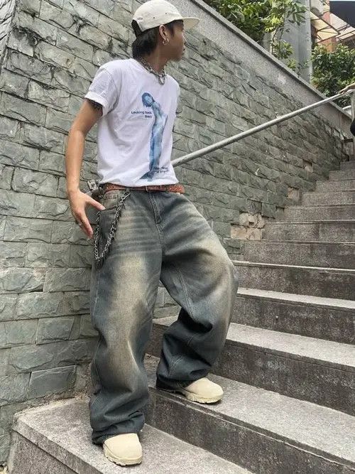 Jean Arisawa x Asaka Washed Baggy Denim Jeans Size US 32 / EU 48 - 2 Thumbnail